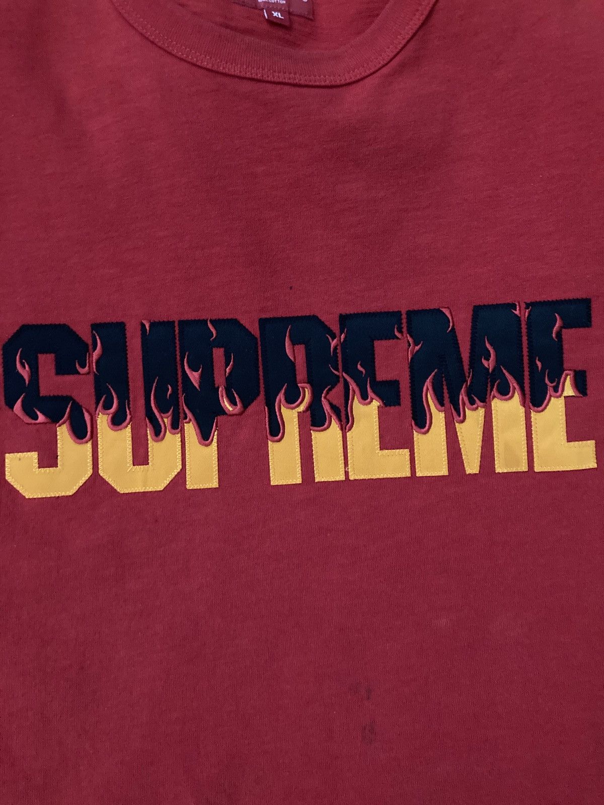 Supreme Supreme Flame S/S top Size US XL / EU 56 / 4 - 1 Thumbnail