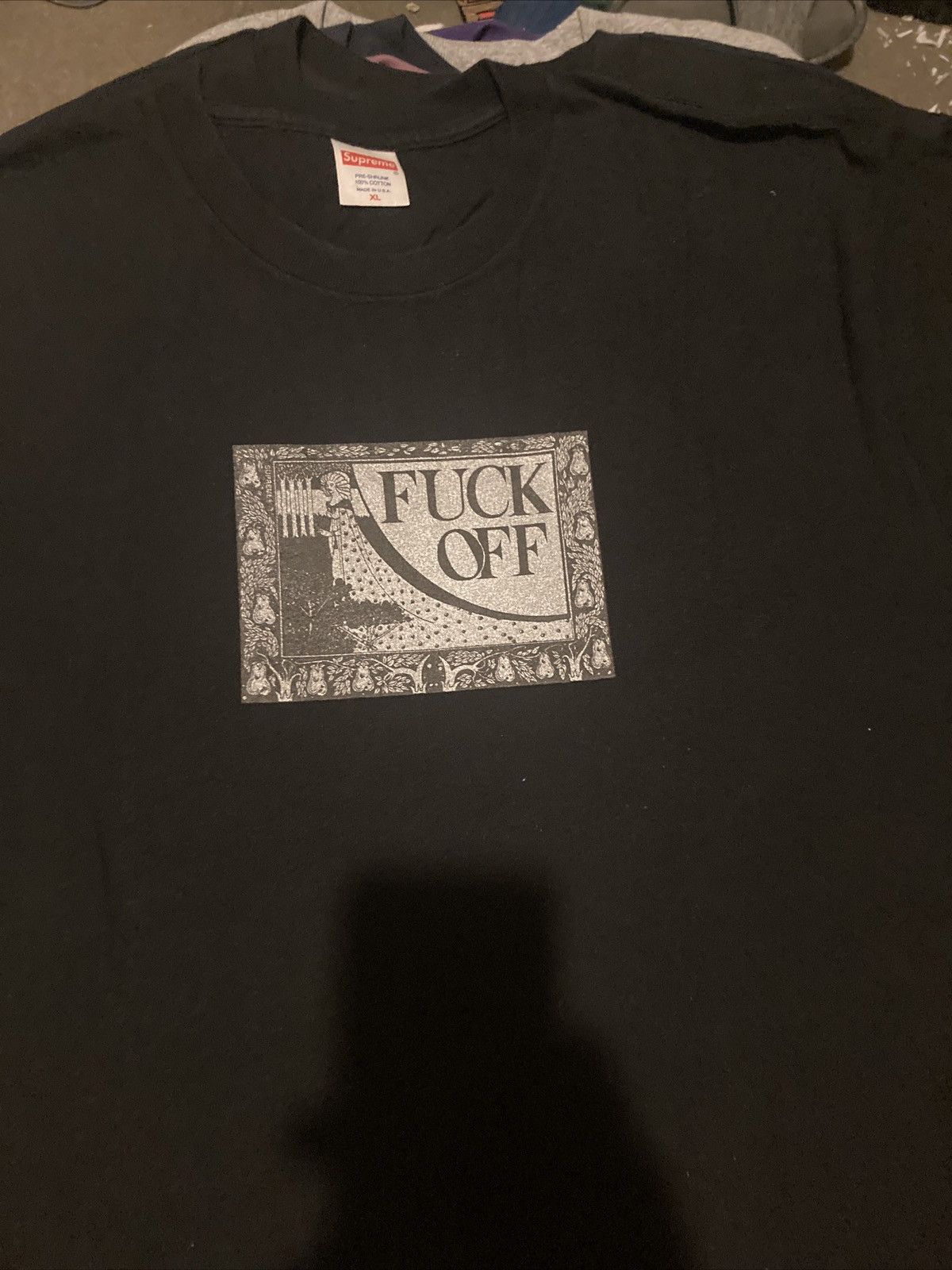 Supreme Supreme Fuck Off tee Size US XL / EU 56 / 4 - 2 Thumbnail
