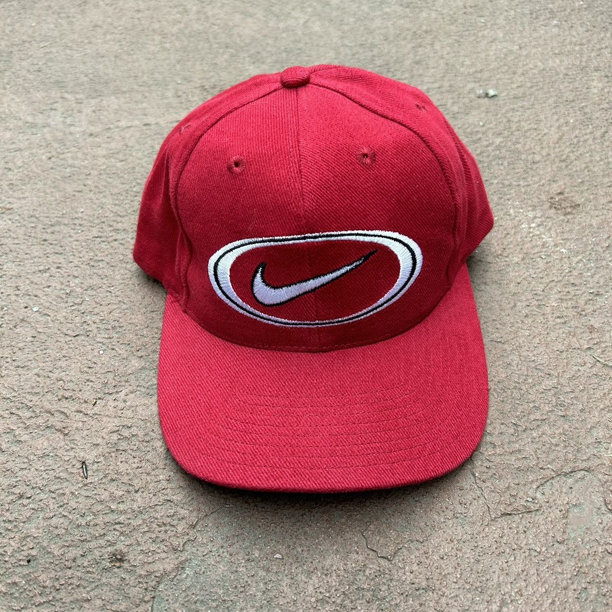 Nike × Vintage 90s nike logo snapback Size ONE SIZE - 1 Thumbnail