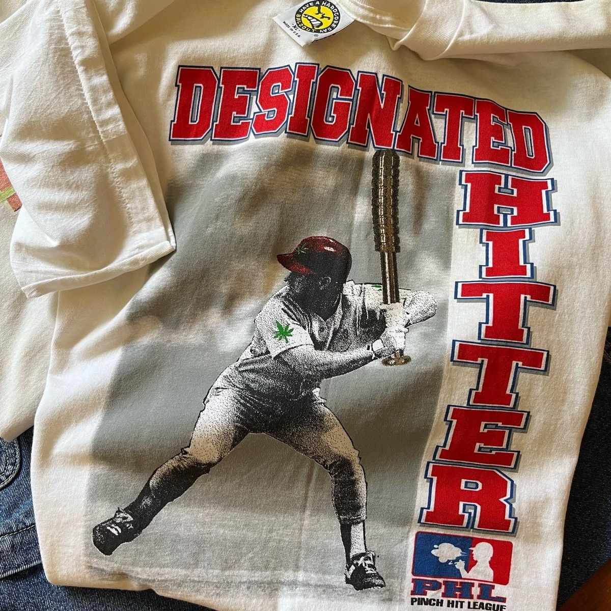 Band Tees Vintage 90s Weed T Shirt Balzout MLB Parody Size XL Size US XL / EU 56 / 4 - 1 Thumbnail