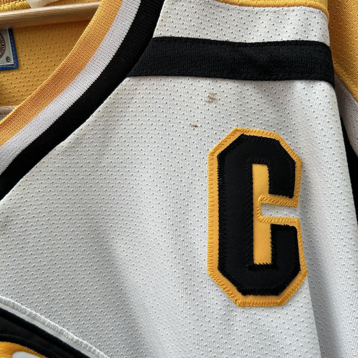 NHL × Starter × Vintage 90s starter Mario Lemieux Pittsburgh Penguins jersey Size US XL / EU 56 / 4 - 5 Thumbnail