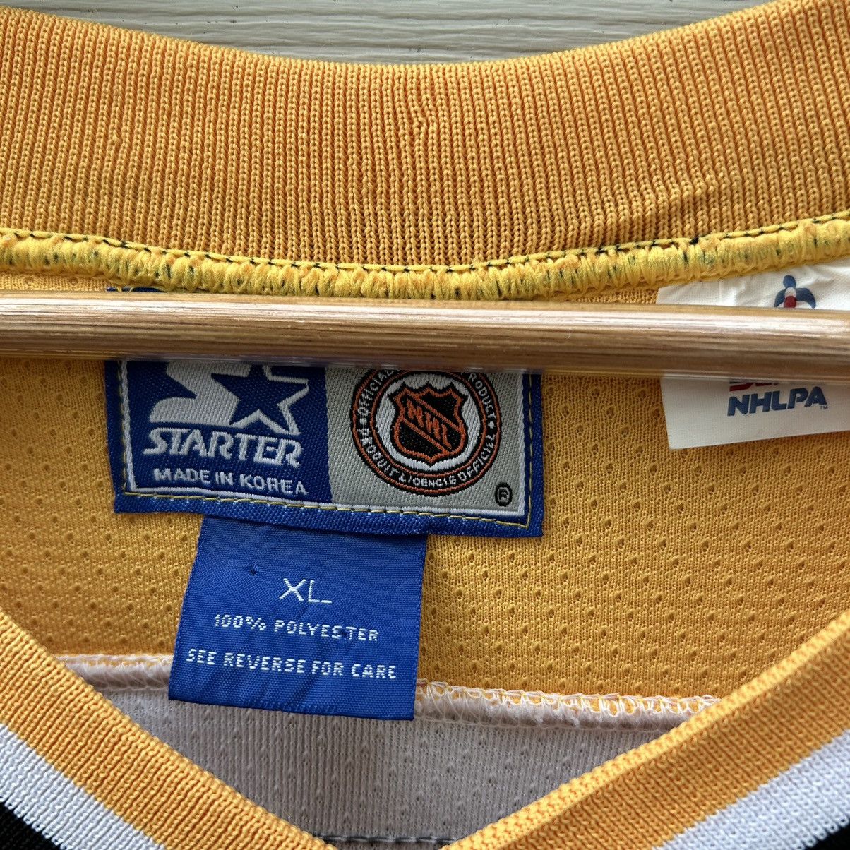 NHL × Starter × Vintage 90s starter Mario Lemieux Pittsburgh Penguins jersey Size US XL / EU 56 / 4 - 10 Thumbnail