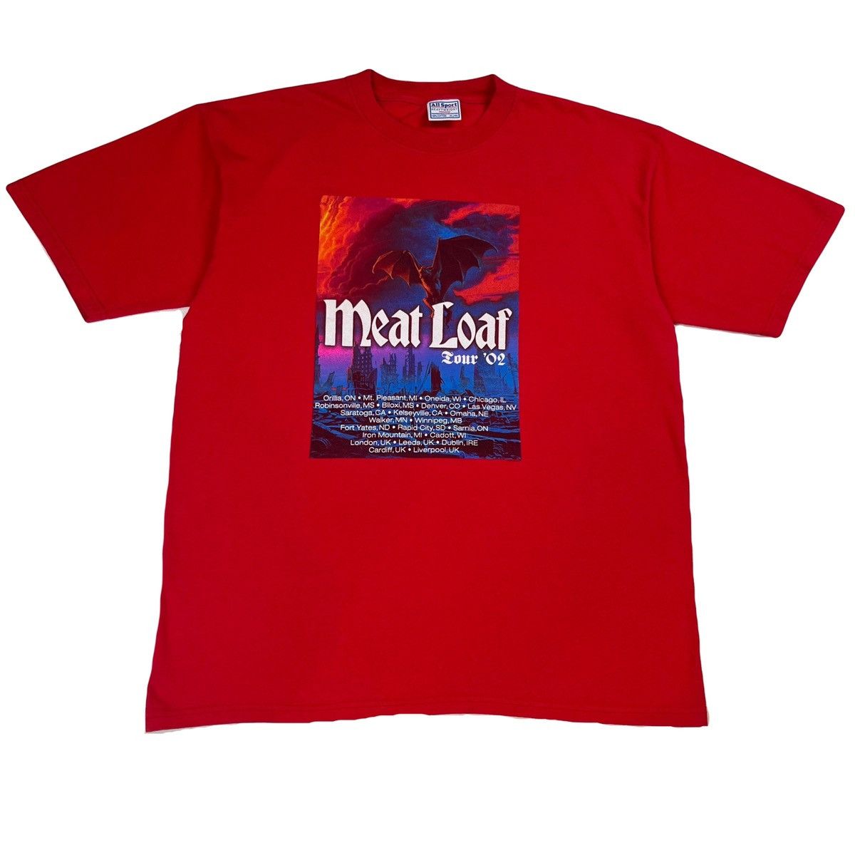 Band Tees Vintage Meat Loaf Band T-Shirt Size XL Size US XL / EU 56 / 4 - 1 Thumbnail