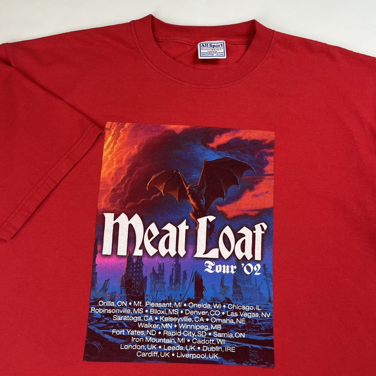 Band Tees Vintage Meat Loaf Band T-Shirt Size XL Size US XL / EU 56 / 4 - 3 Thumbnail