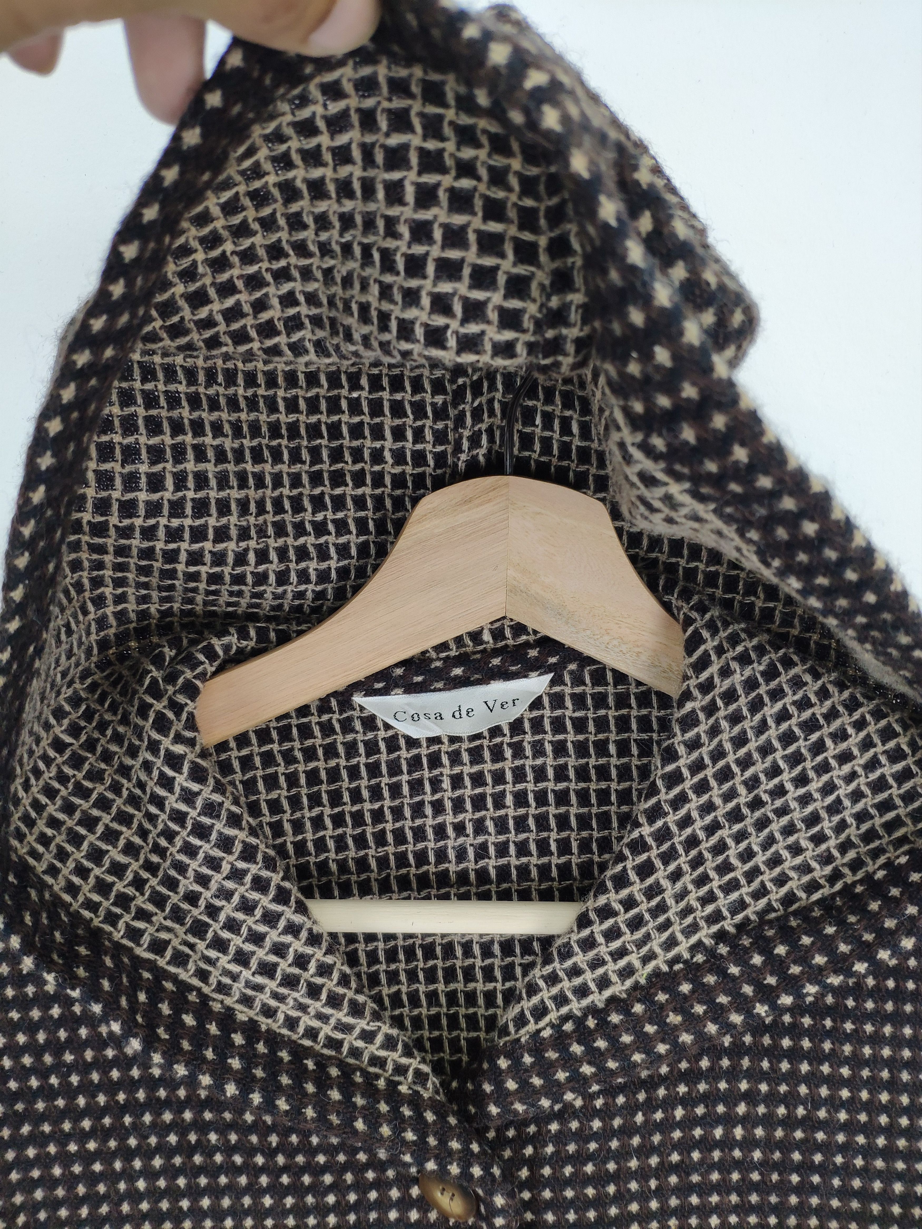 Designer × Japanese Brand Vintage Japanese Brand Wool Hooded Jacket Size S / US 4 / IT 40 - 11 Thumbnail