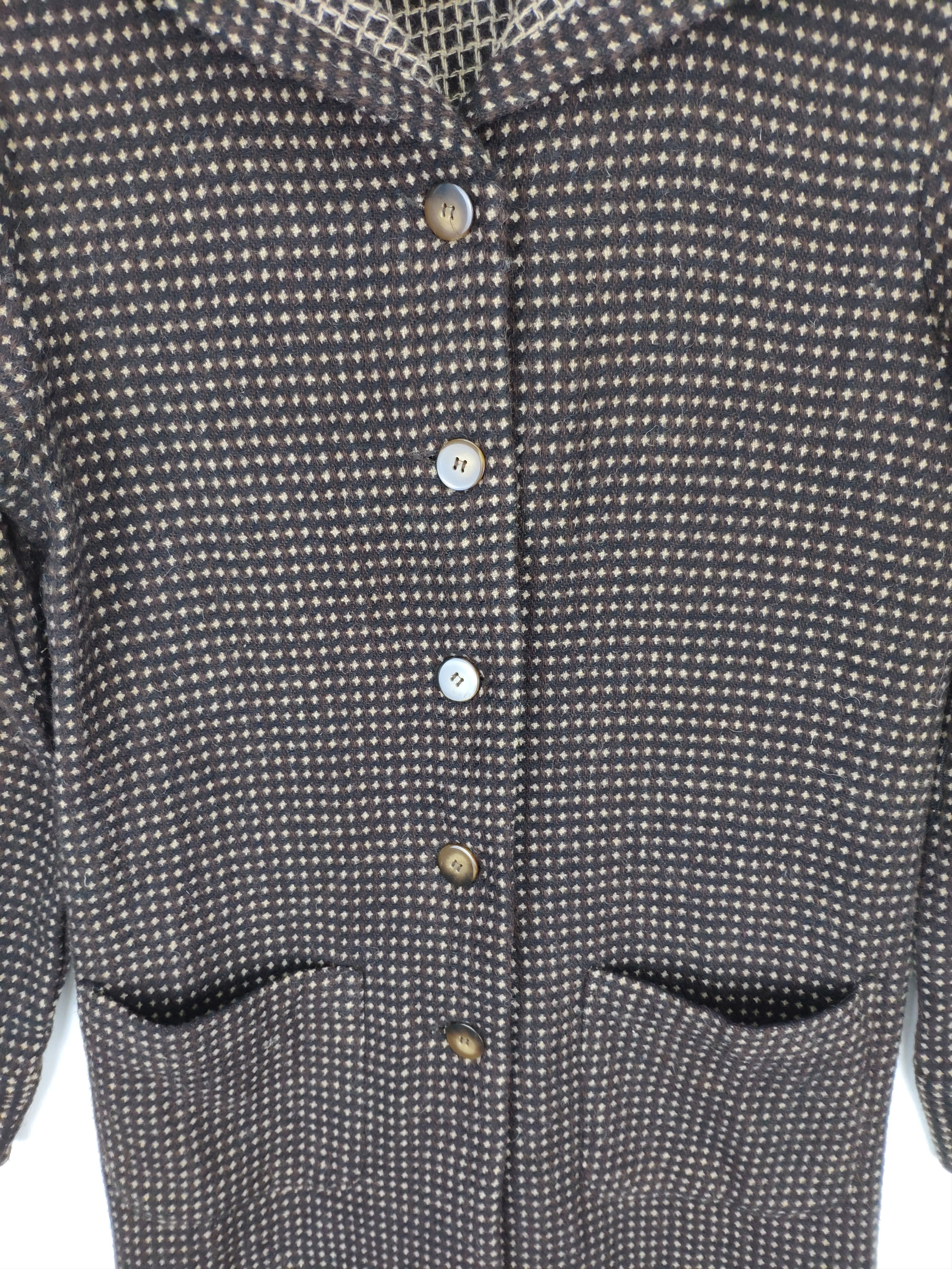 Designer × Japanese Brand Vintage Japanese Brand Wool Hooded Jacket Size S / US 4 / IT 40 - 10 Thumbnail
