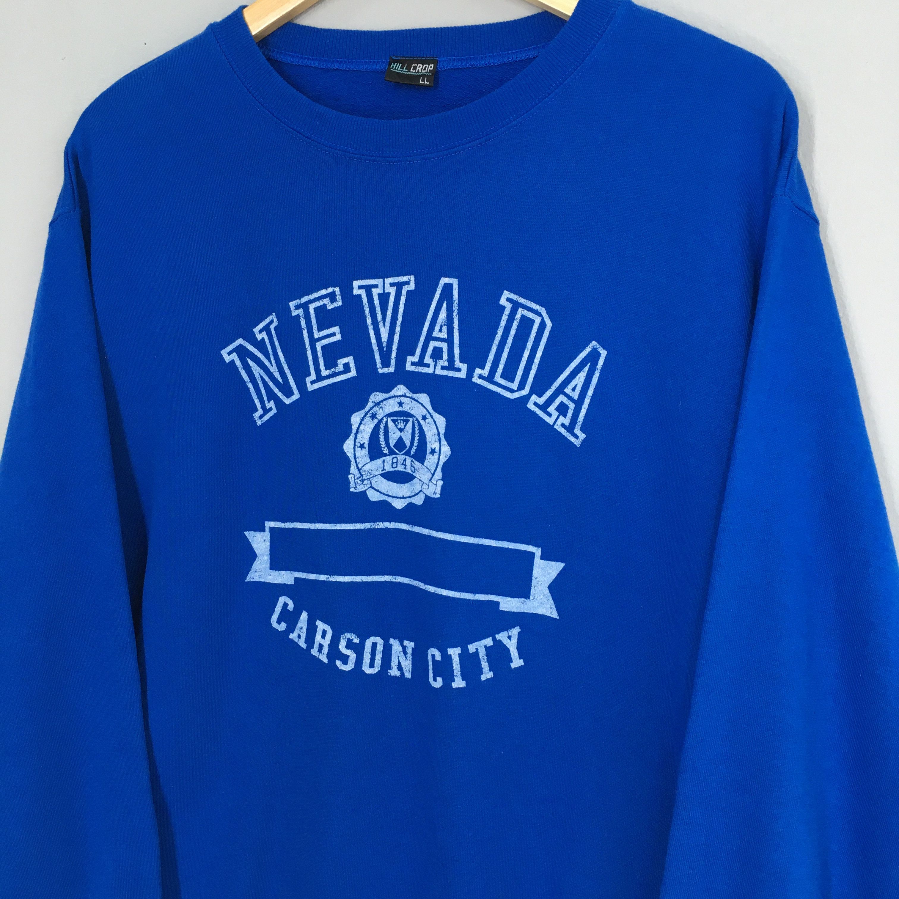 Other Vintage Carson City Nevada Blue Sweatshirt Large Size US L / EU 52-54 / 3 - 4 Thumbnail