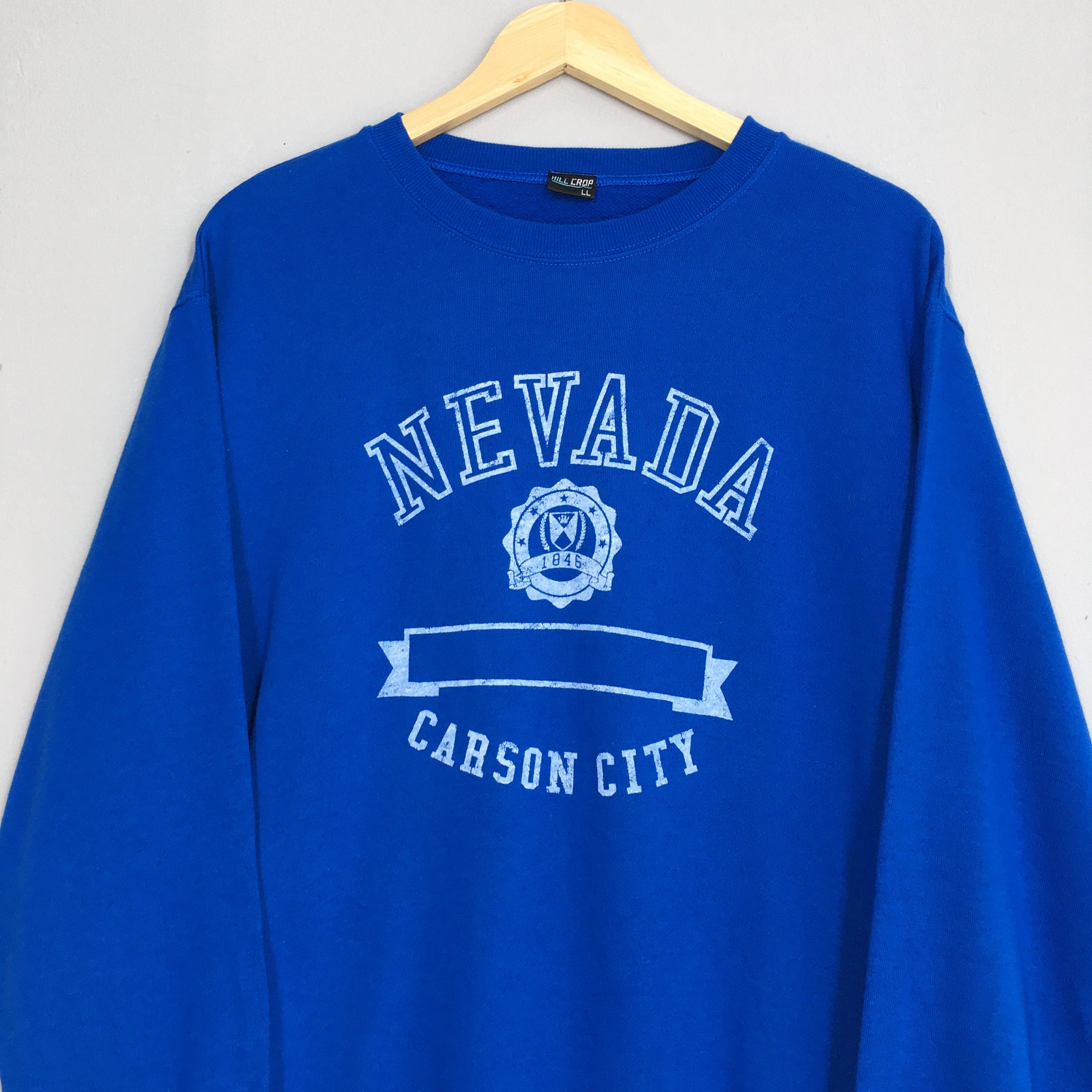 Other Vintage Carson City Nevada Blue Sweatshirt Large Size US L / EU 52-54 / 3 - 2 Thumbnail