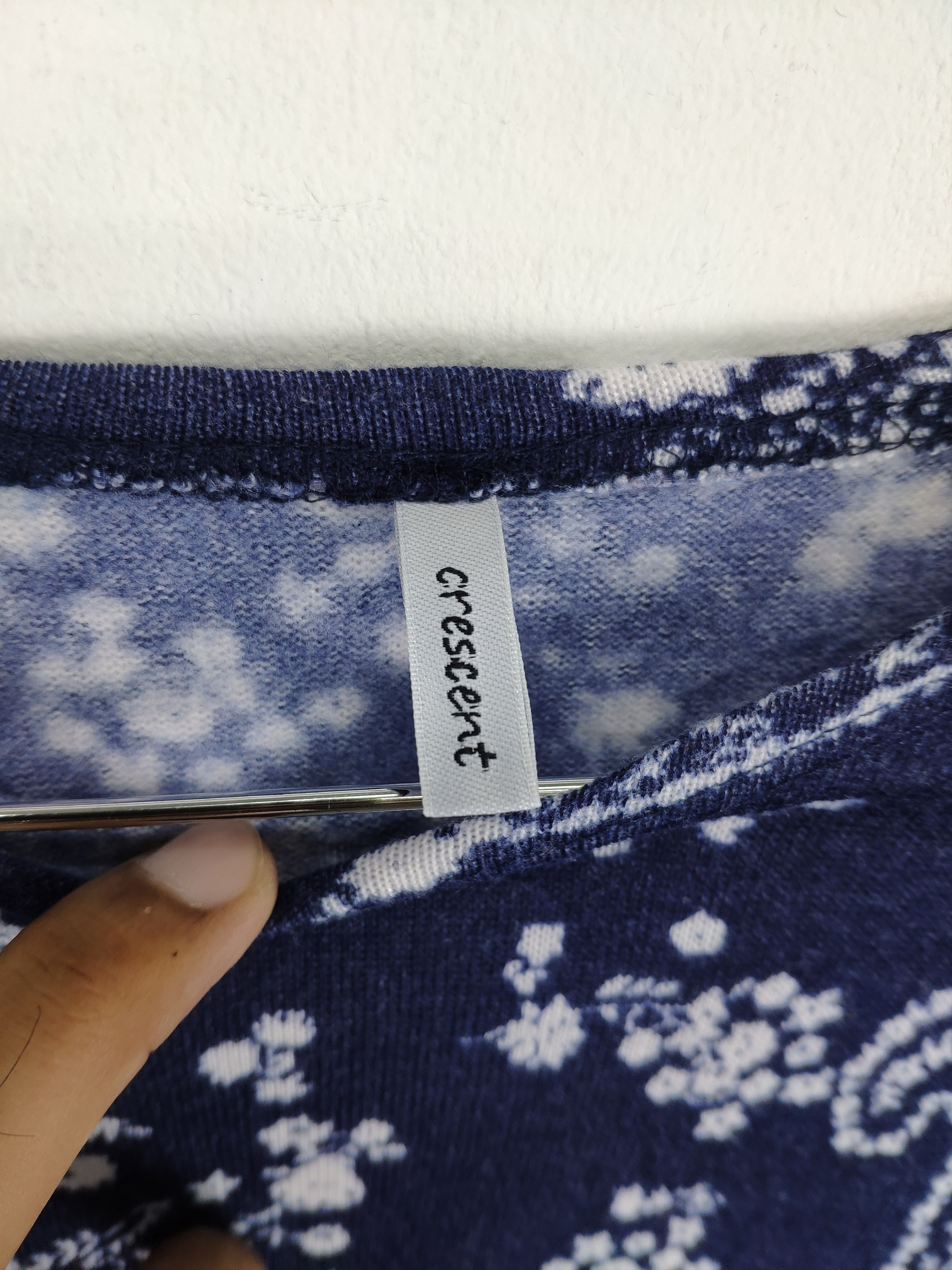 Designer × Japanese Brand × Vintage Vintage Mini Dress Paisley Style by Crescent Size M / US 6-8 / IT 42-44 - 8 Thumbnail