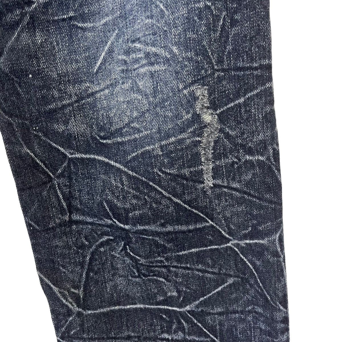 Hysteric Glamour × Japanese Brand 🔥DOPE🔥Real Double Waist! Nylaus Clothing Distressed Denim Size US 29 - 11 Thumbnail