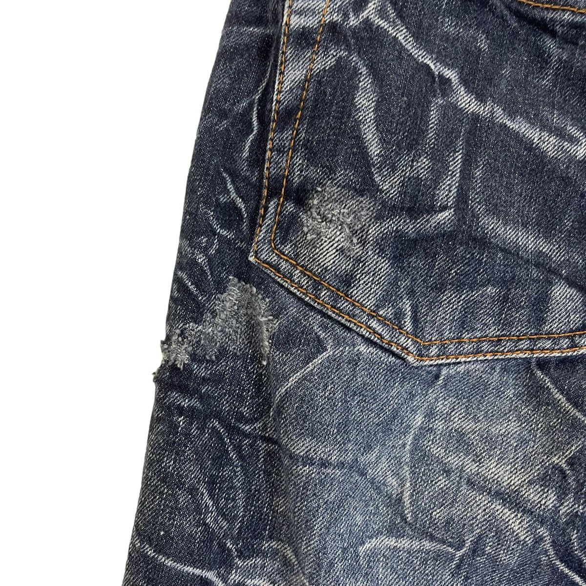 Hysteric Glamour × Japanese Brand 🔥DOPE🔥Real Double Waist! Nylaus Clothing Distressed Denim Size US 29 - 12 Thumbnail