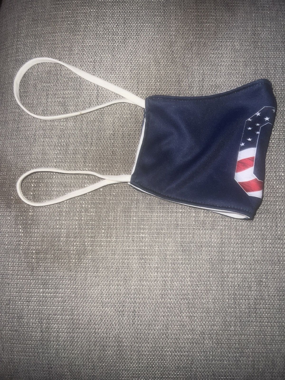 MLB Cleveland Indians Patriotic C Logo Mask Size ONE SIZE - 2 Thumbnail