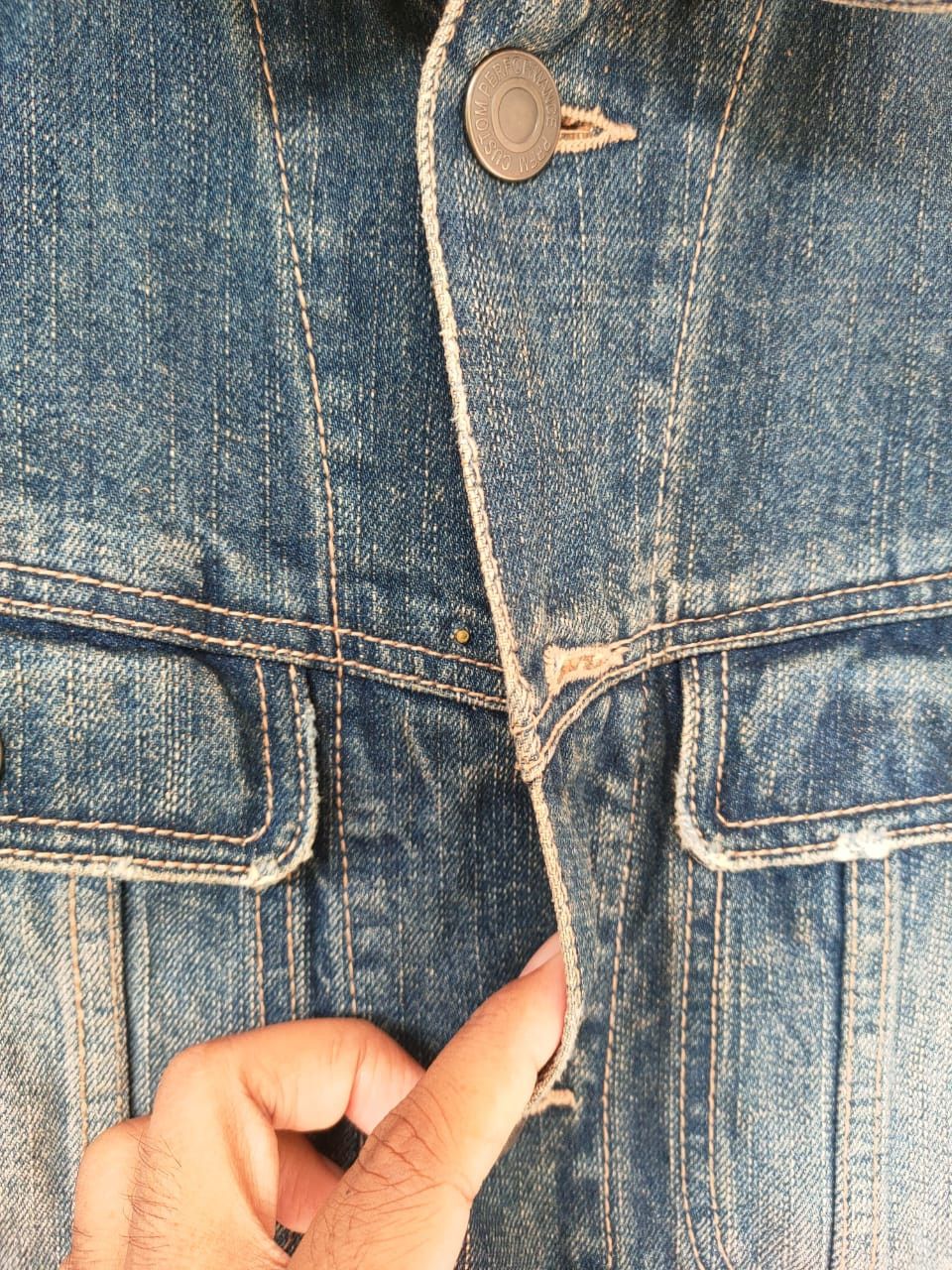 Japanese Brand PPFM Denim Jacket Size US S / EU 44-46 / 1 - 6 Thumbnail