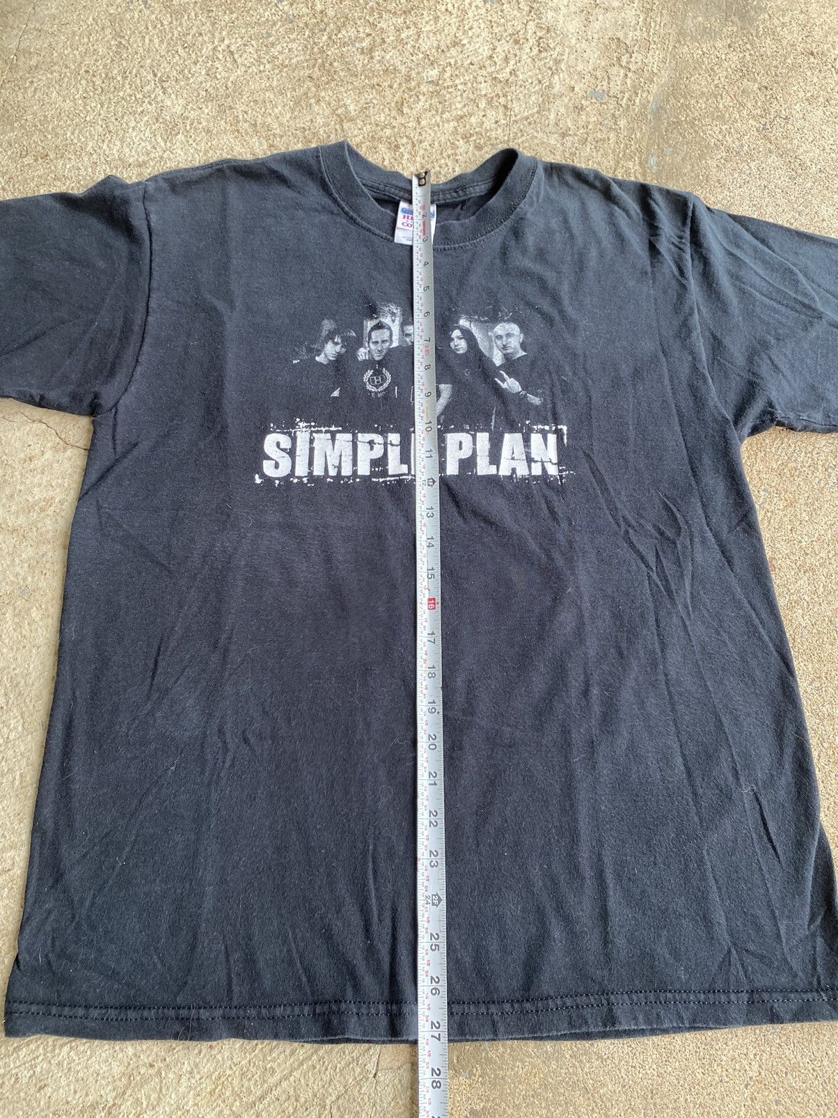 Band Tees × Vintage Vintage Y2K Simple Plan Faded Band Tee Shirt Size US L / EU 52-54 / 3 - 5 Thumbnail