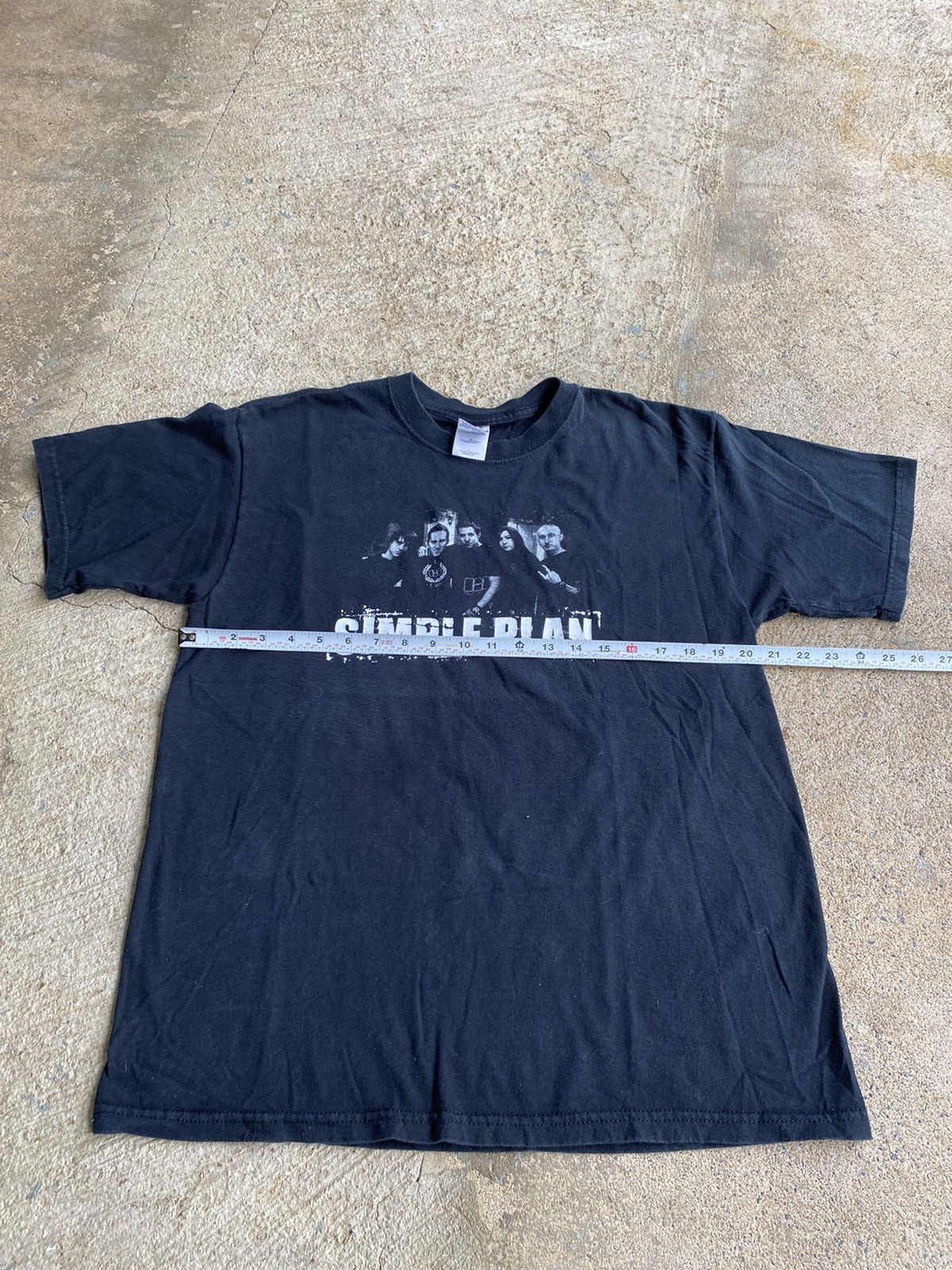 Band Tees × Vintage Vintage Y2K Simple Plan Faded Band Tee Shirt Size US L / EU 52-54 / 3 - 6 Thumbnail