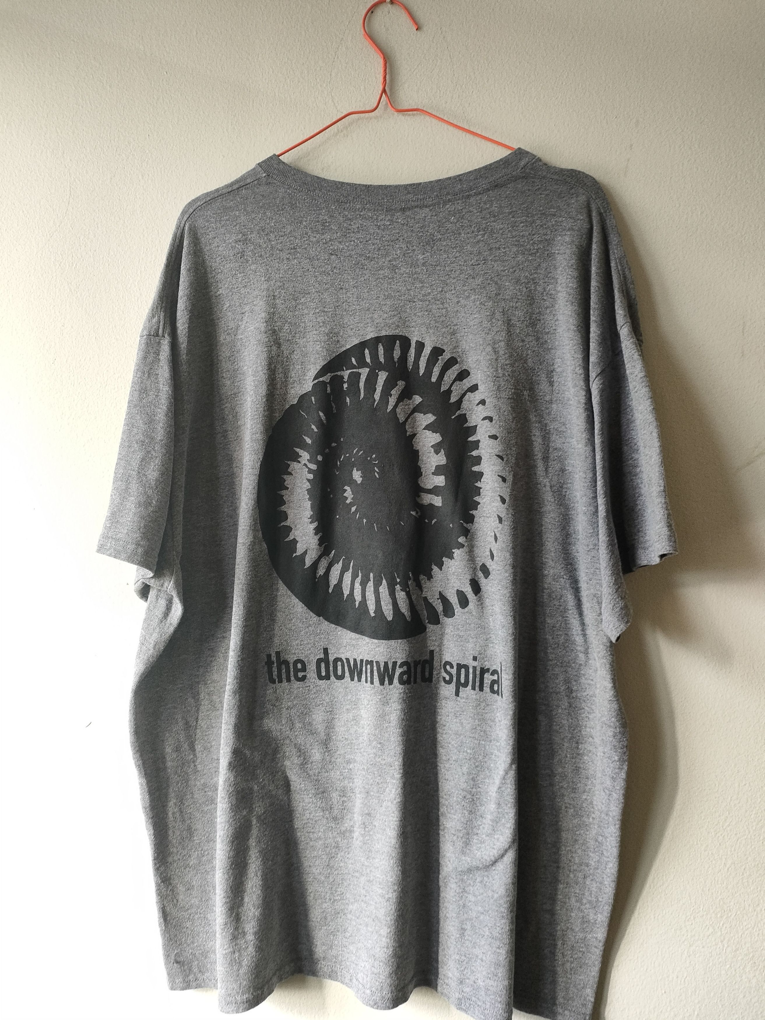 image of Band Tees Vintage Nine Inch Nails (Nin) in Grey, Men's (Size XL)