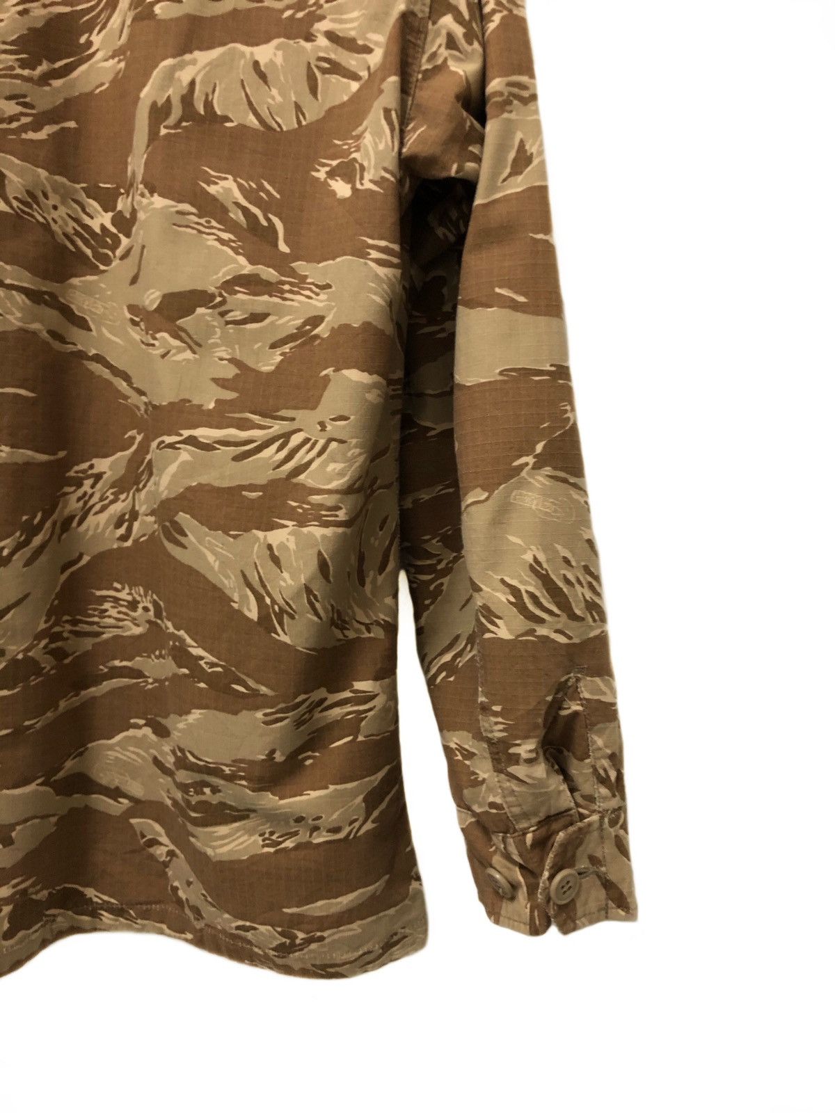 If Six Was Nine TRUE VINTAGE US ARMY TIGER STRIPE DESERTS CAMO SHIRT Size US M / EU 48-50 / 2 - 5 Thumbnail