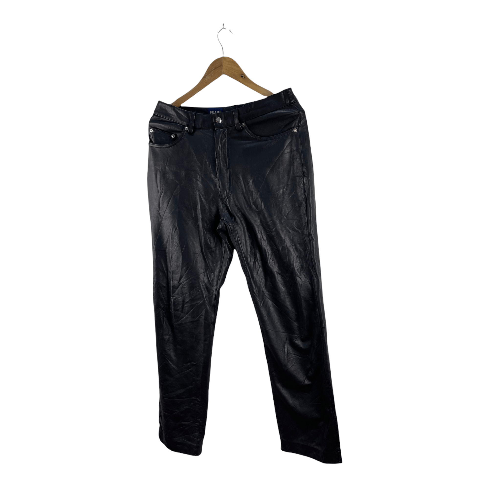 Beams Plus Beams Leather Pant Size 32" / US 10 / IT 46 - 4 Thumbnail