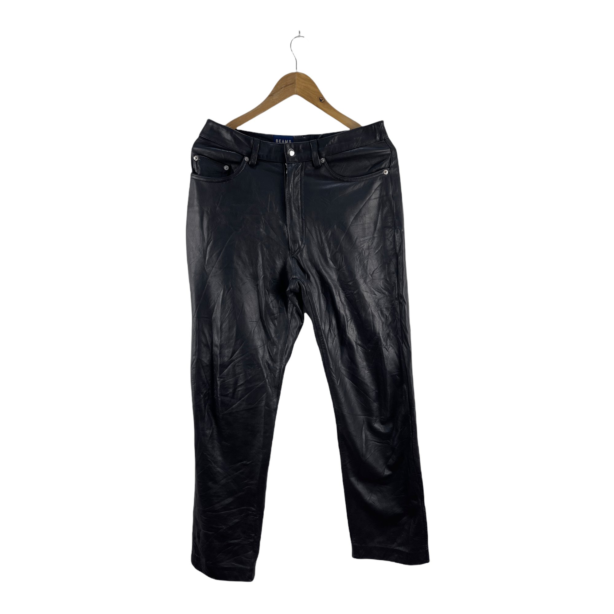 Beams Plus Beams Leather Pant Size 32" / US 10 / IT 46 - 1 Thumbnail