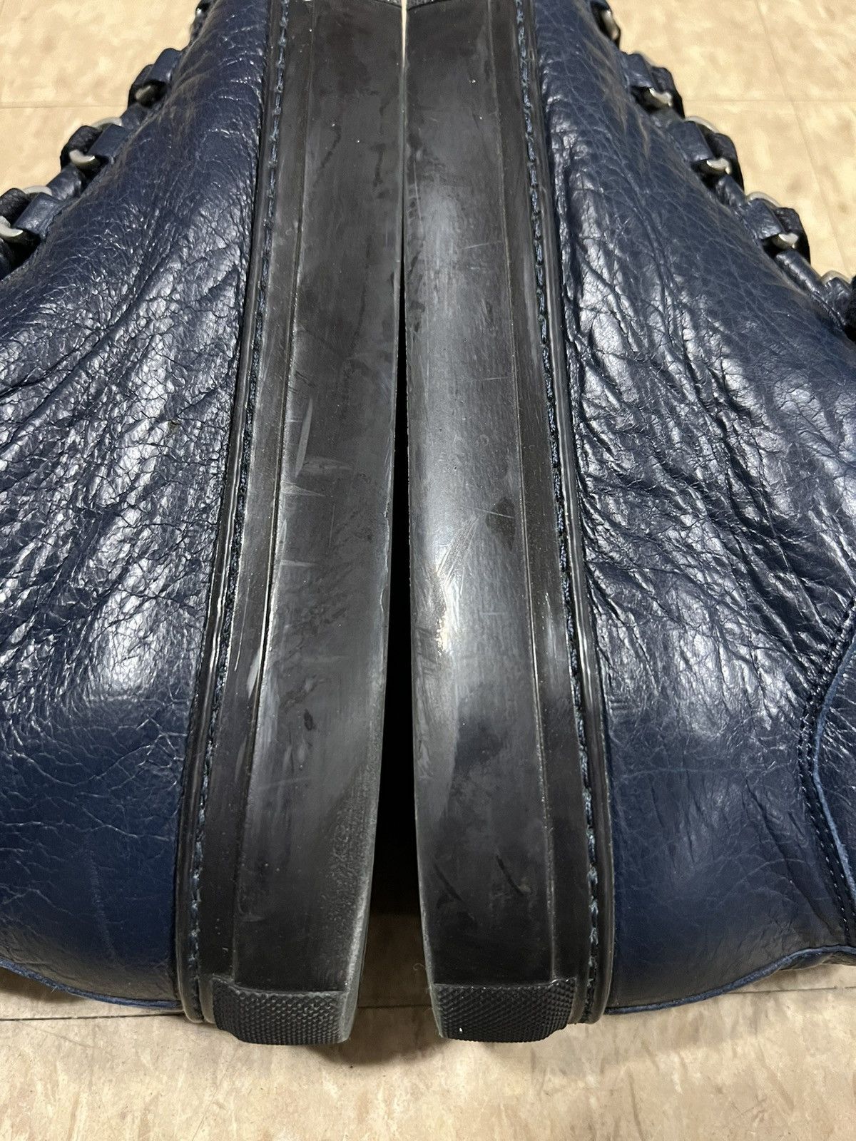 Balenciaga Balenciaga Arena designer sneakers navy blue black Size US 9 / EU 42 - 7 Thumbnail