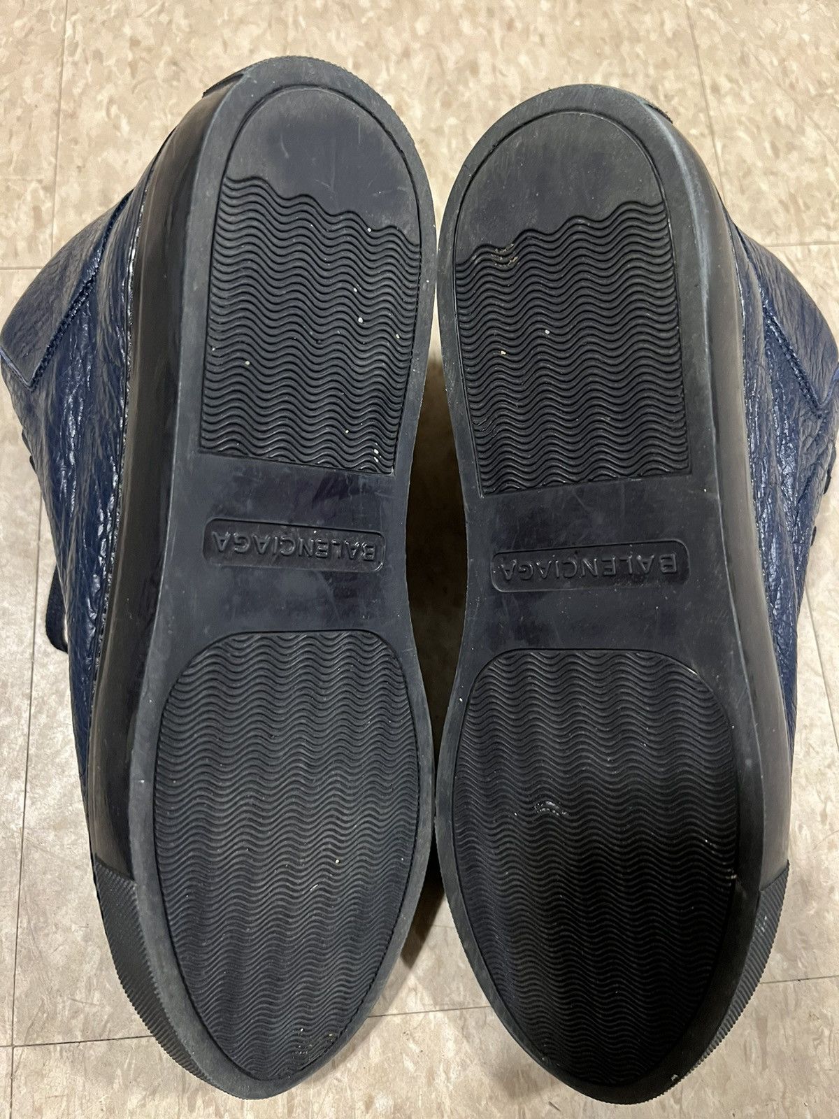 Balenciaga Balenciaga Arena designer sneakers navy blue black Size US 9 / EU 42 - 10 Thumbnail