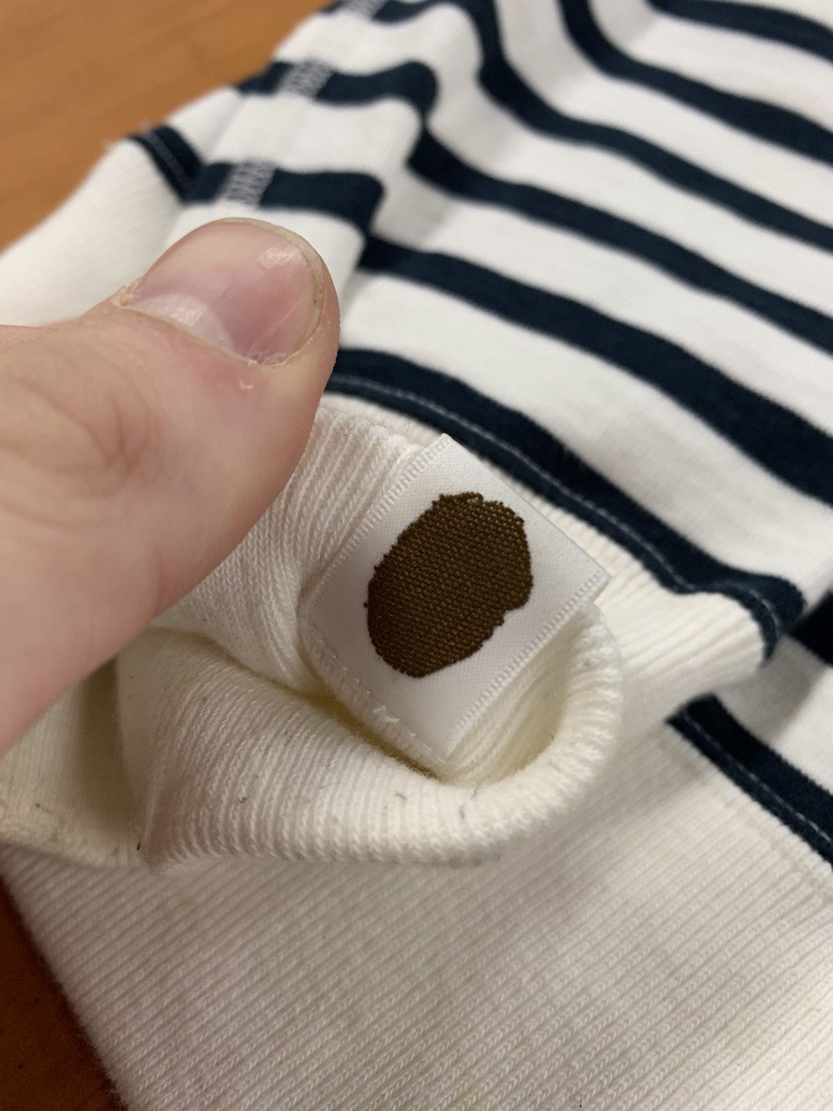 Bape Bape Naval Striped Hooded Sweatshirt Size US M / EU 48-50 / 2 - 10 Thumbnail