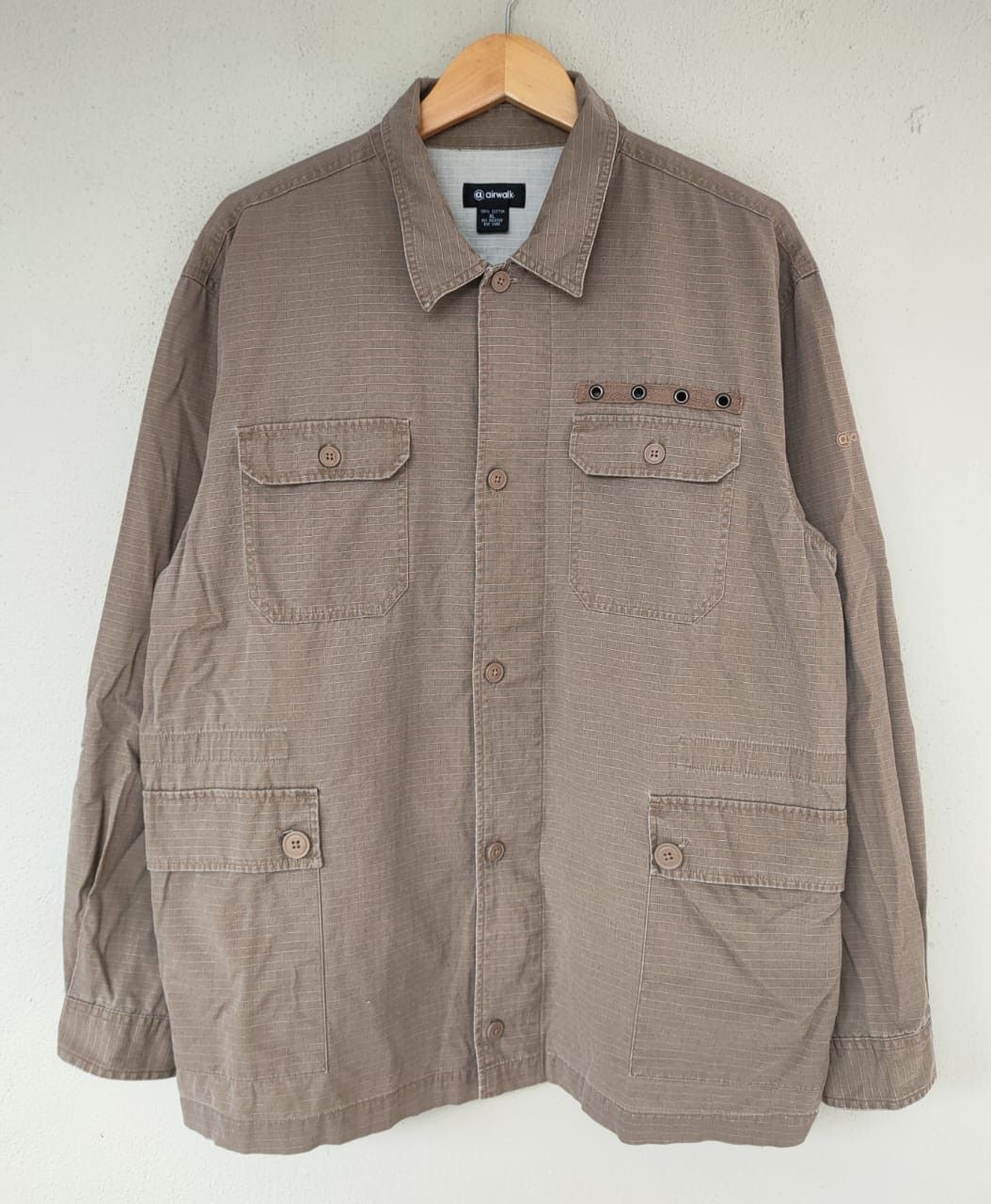 image of Airwalk Chore Jacket in Kaki, Men's (Size Large)
