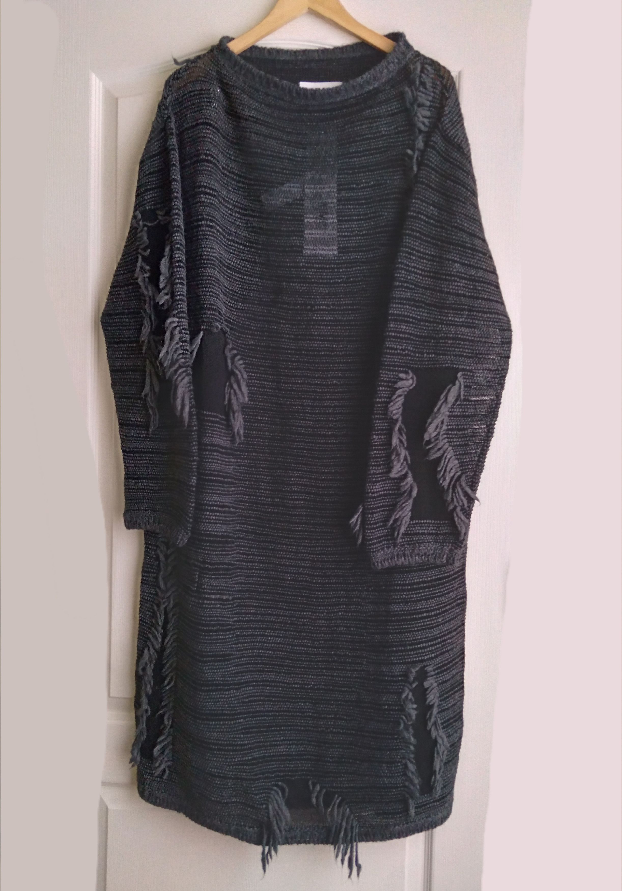 Floating Ladder Sweater Distressed Knit Size Small Italy