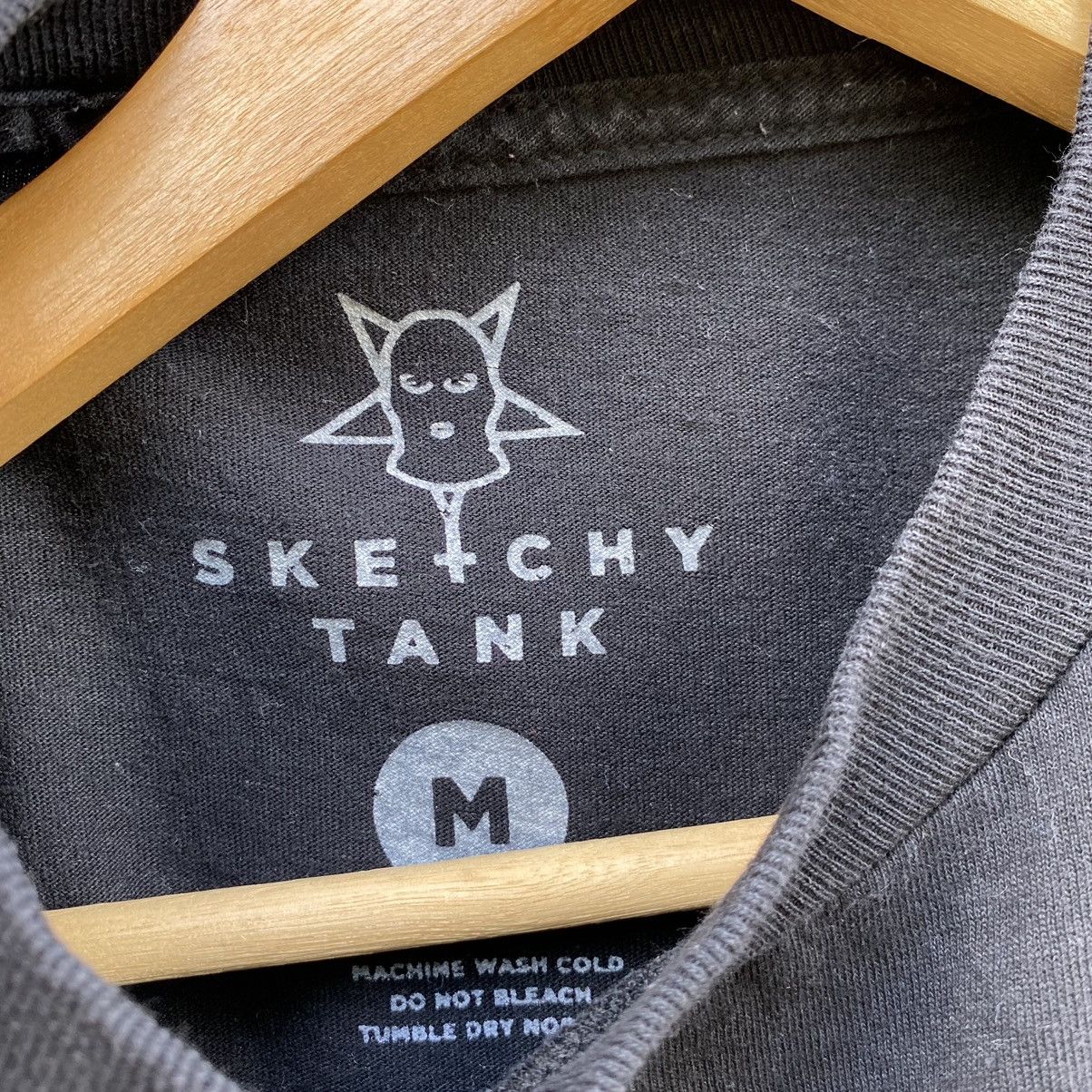 Vintage Thrashed Faded Sketchy Tank Pocket ERD GHOST TEE Size US M / EU 48-50 / 2 - 4 Thumbnail