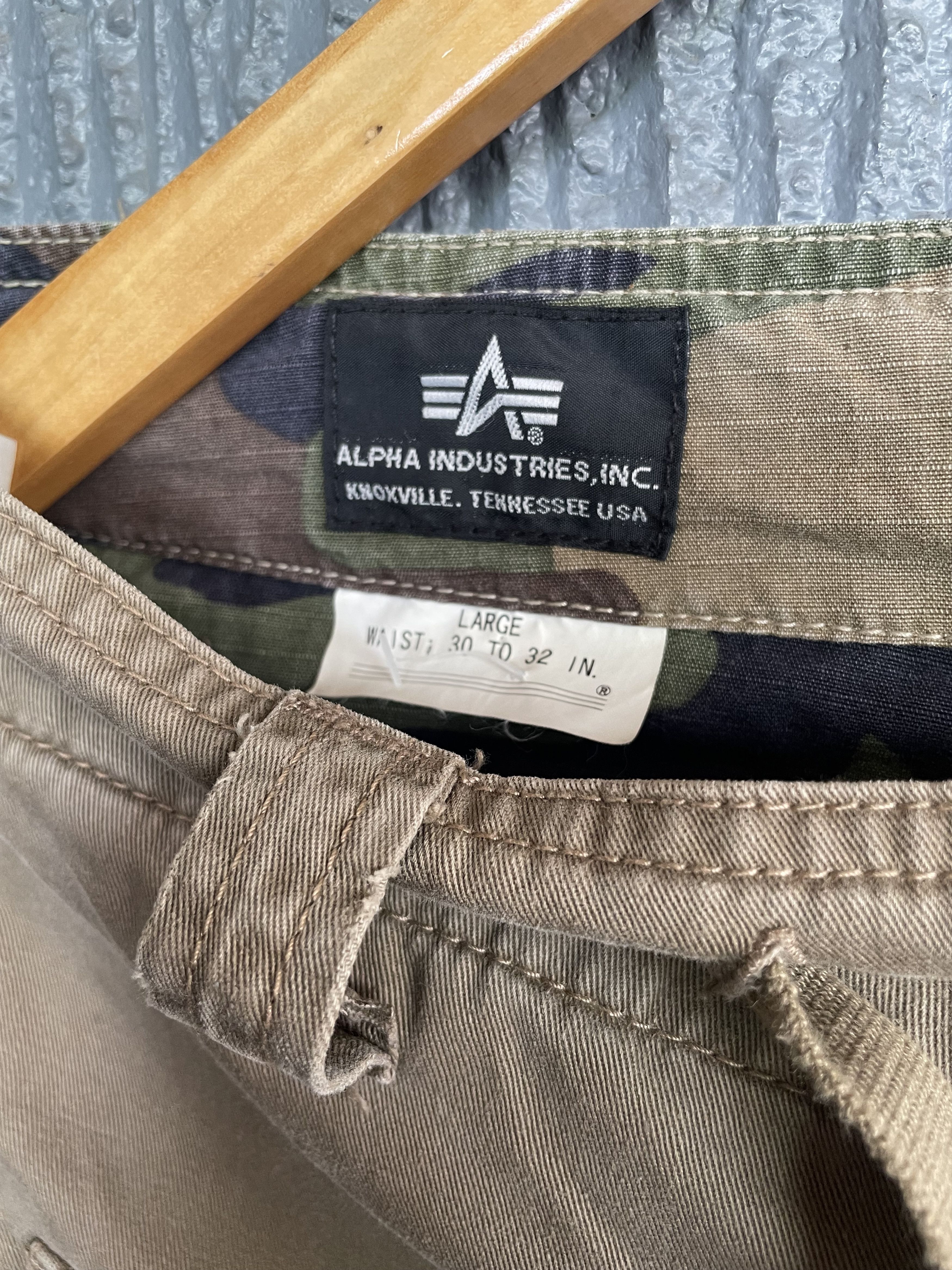 Alpha Industries Alpha Industries Military Cargo Double Knee Pants Size US 30 / EU 46 - 8 Thumbnail