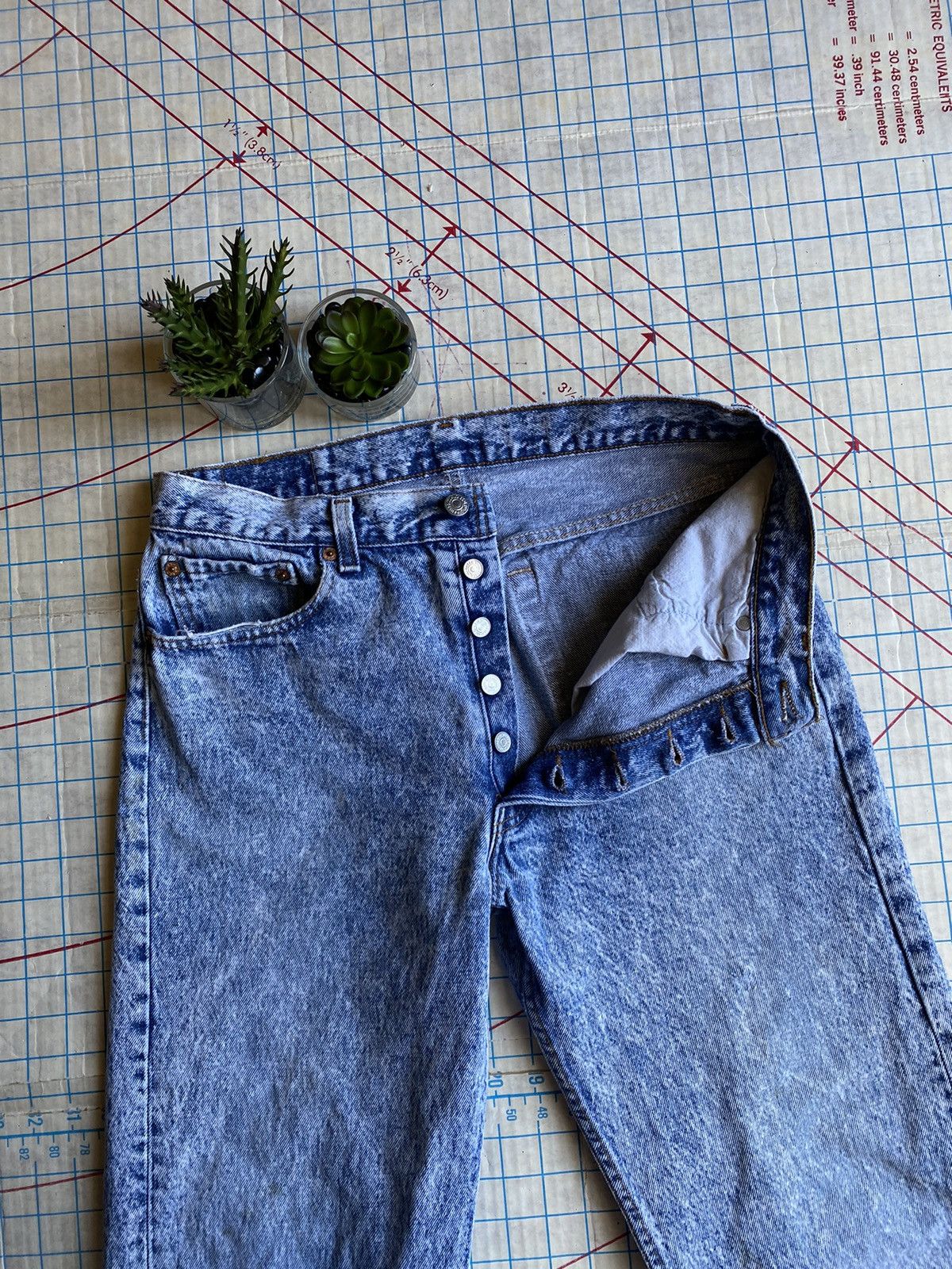 Levi's × Levi's Vintage Clothing × Vintage Vintage Levi’s 501 Acid Washed Denim Made in USA Fits 32x30 Size US 32 / EU 48 - 11 Thumbnail