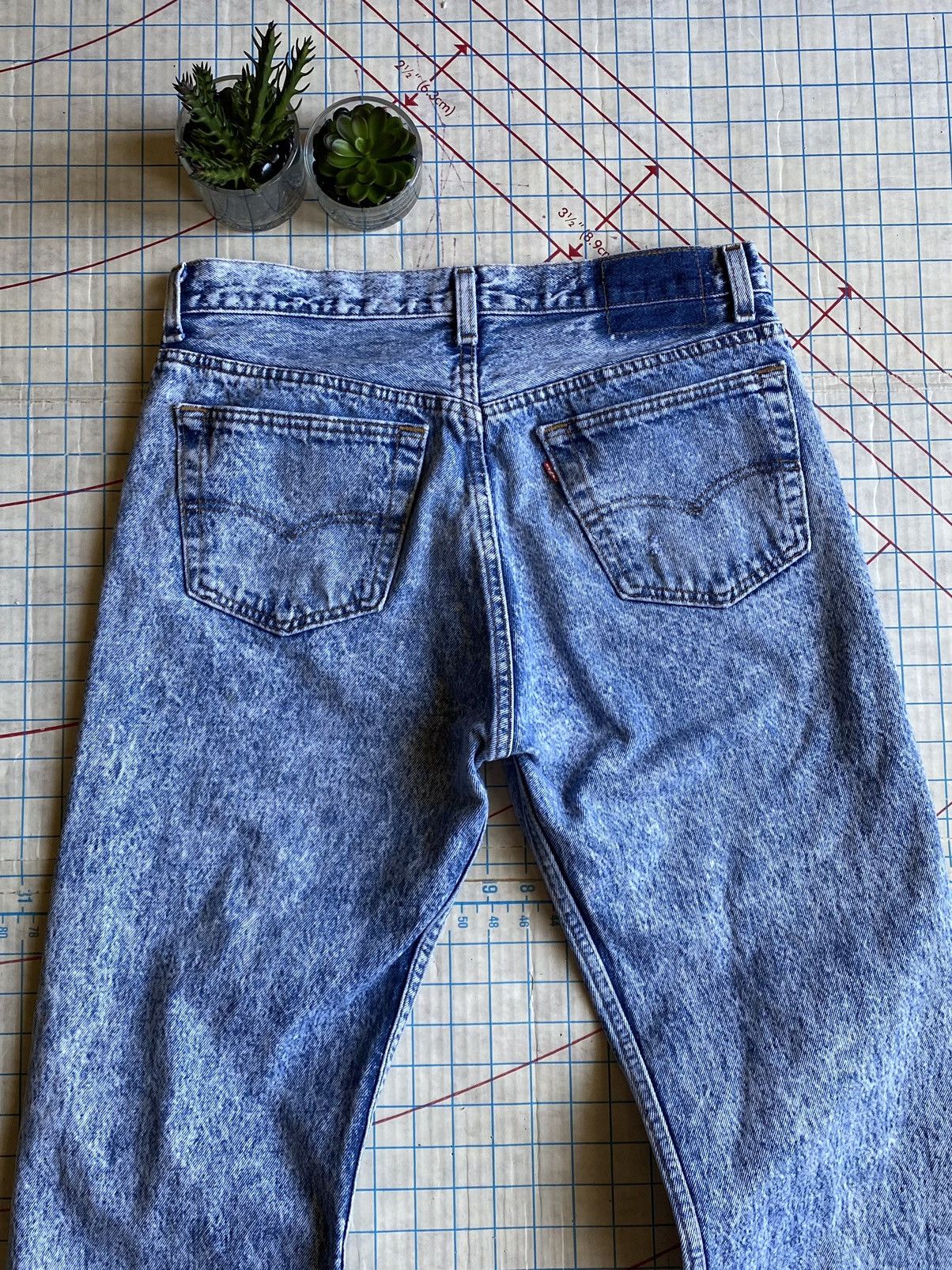Levi's × Levi's Vintage Clothing × Vintage Vintage Levi’s 501 Acid Washed Denim Made in USA Fits 32x30 Size US 32 / EU 48 - 16 Thumbnail