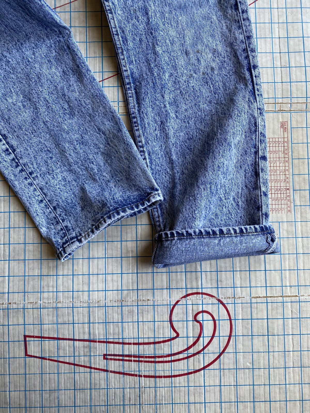 Levi's × Levi's Vintage Clothing × Vintage Vintage Levi’s 501 Acid Washed Denim Made in USA Fits 32x30 Size US 32 / EU 48 - 6 Thumbnail