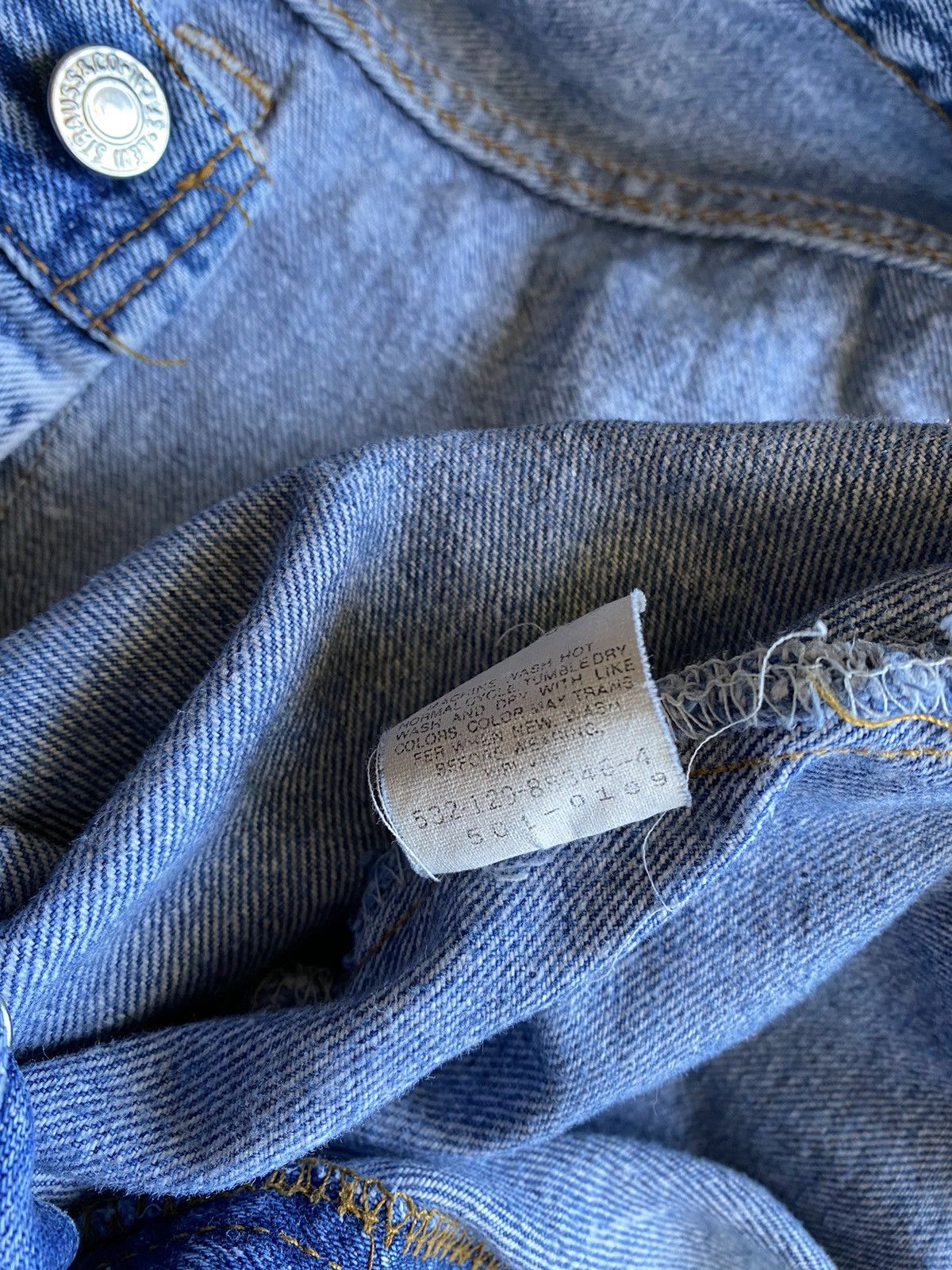 Levi's × Levi's Vintage Clothing × Vintage Vintage Levi’s 501 Acid Washed Denim Made in USA Fits 32x30 Size US 32 / EU 48 - 13 Thumbnail