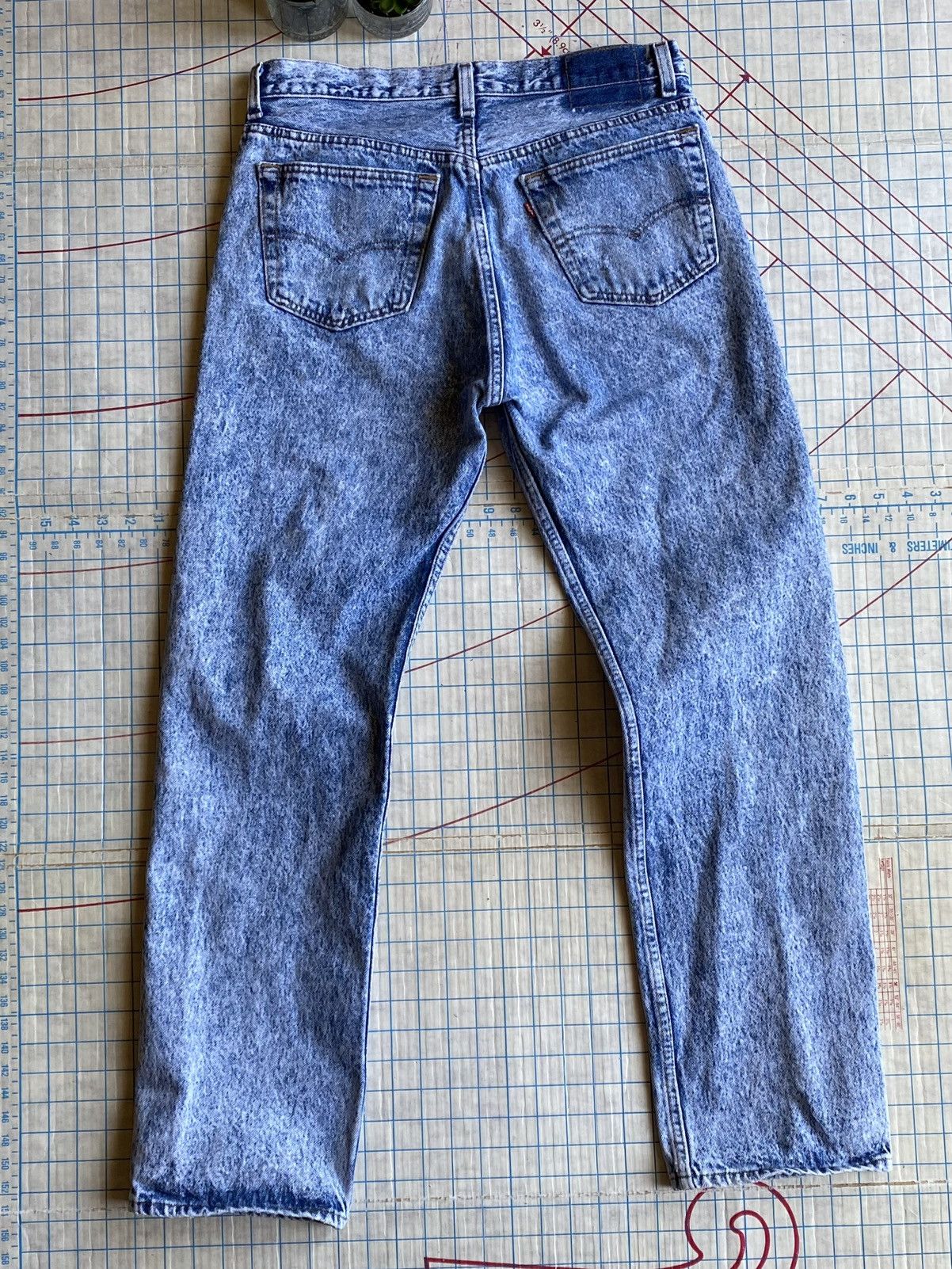 Levi's × Levi's Vintage Clothing × Vintage Vintage Levi’s 501 Acid Washed Denim Made in USA Fits 32x30 Size US 32 / EU 48 - 14 Thumbnail