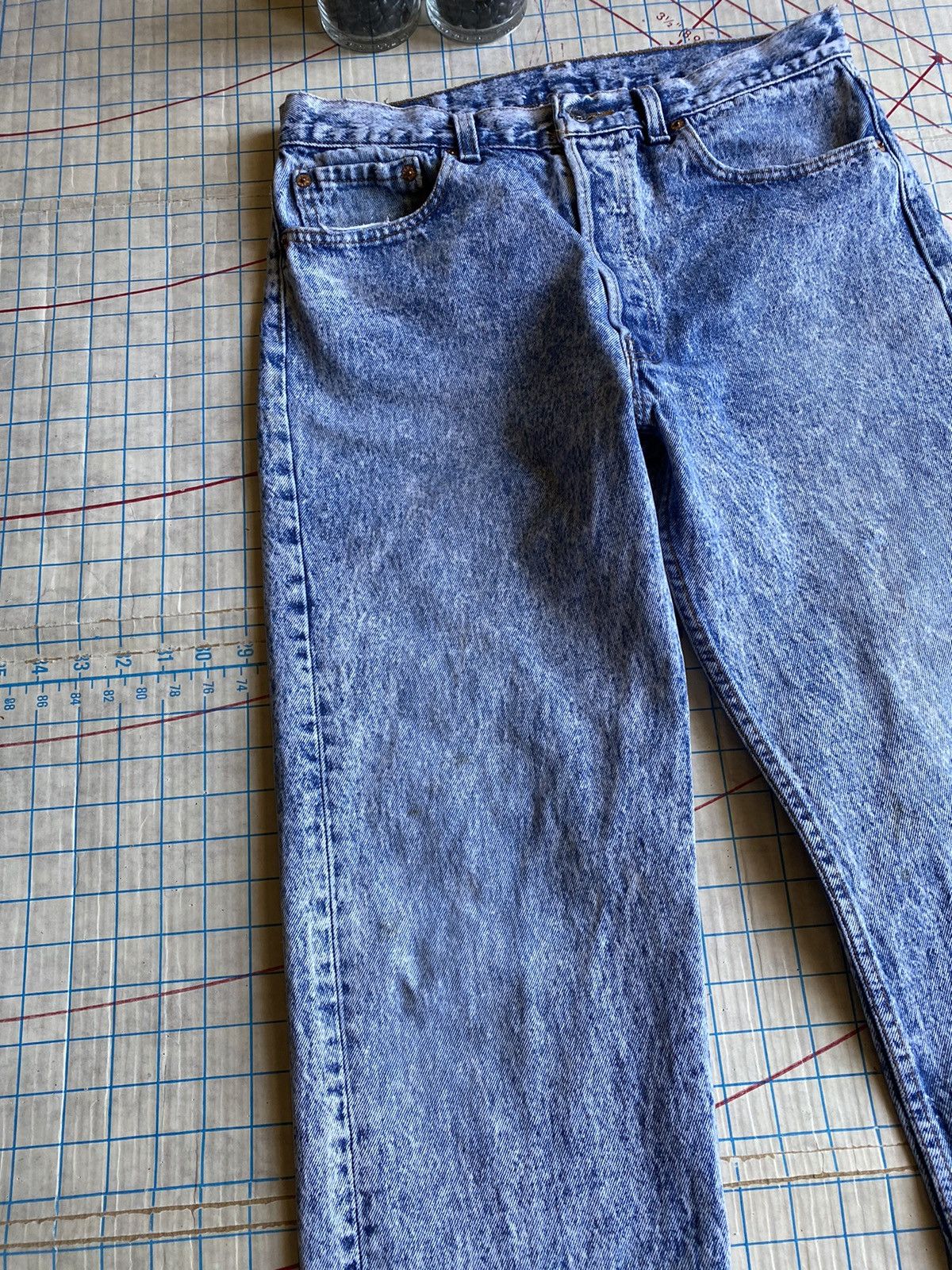 Levi's × Levi's Vintage Clothing × Vintage Vintage Levi’s 501 Acid Washed Denim Made in USA Fits 32x30 Size US 32 / EU 48 - 7 Thumbnail