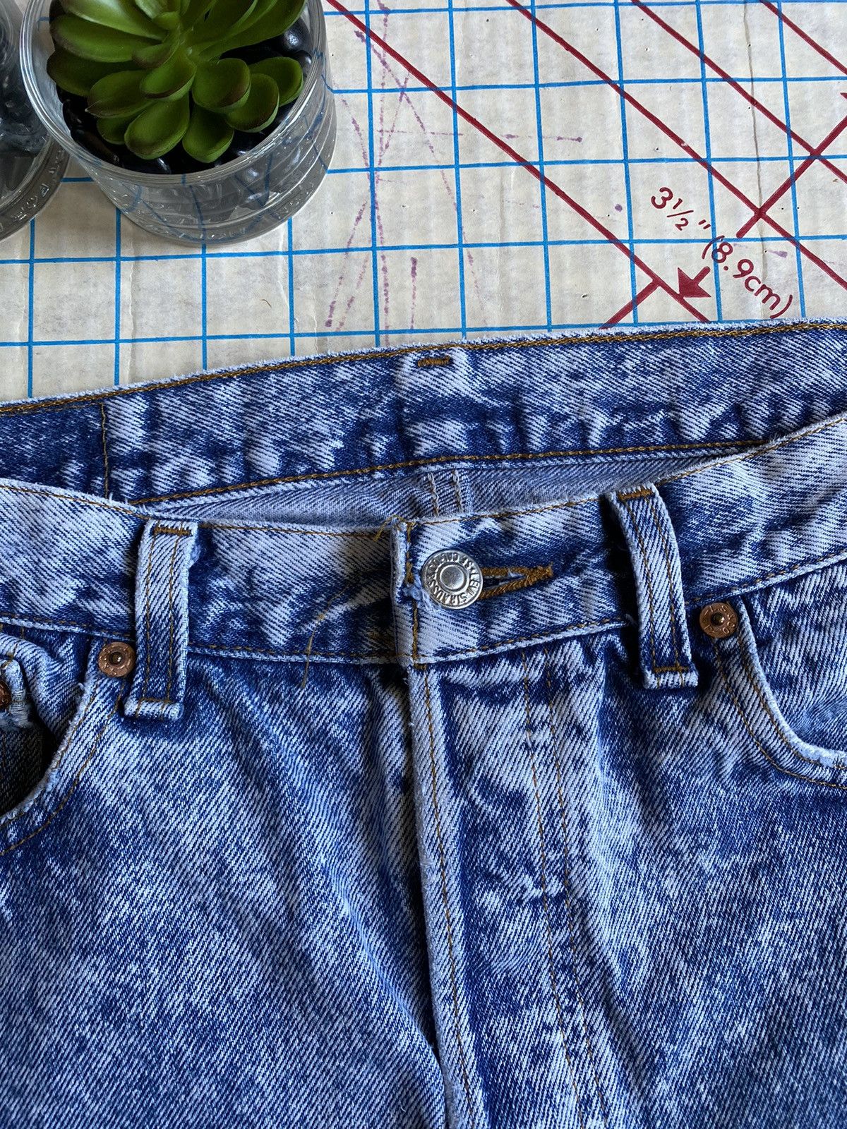 Levi's × Levi's Vintage Clothing × Vintage Vintage Levi’s 501 Acid Washed Denim Made in USA Fits 32x30 Size US 32 / EU 48 - 10 Thumbnail