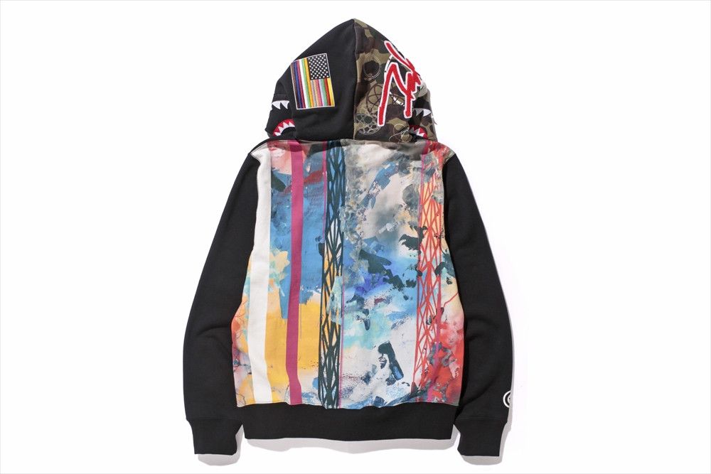 Bape futura best sale shark hoodie