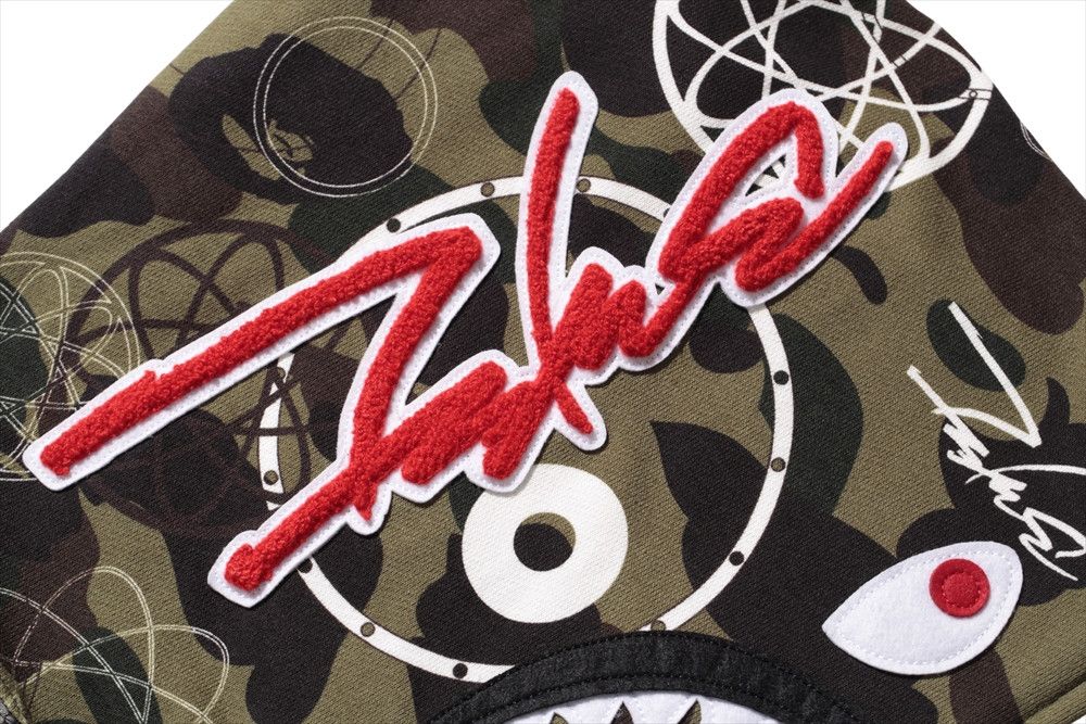 Bape Bape x Futura Shark Full Zip Hoodie Size US XL / EU 56 / 4 - 4 Thumbnail