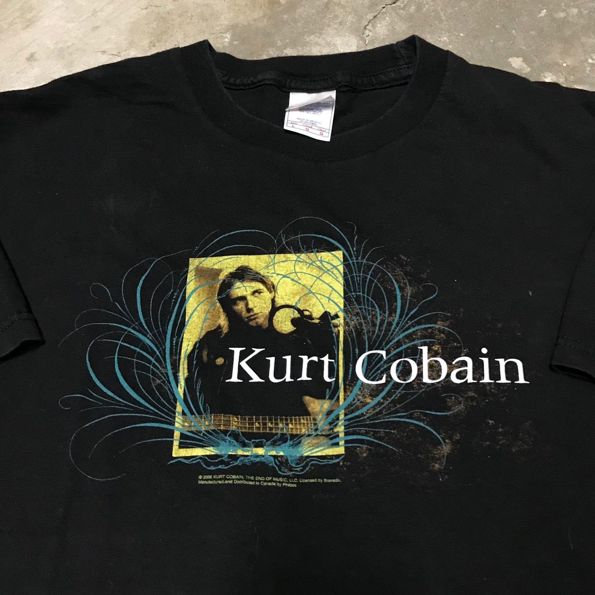Vintage Vintage 2000s Y2K Kurt Cobain Nirvana T Shirt Size US L / EU 52-54 / 3 - 3 Thumbnail