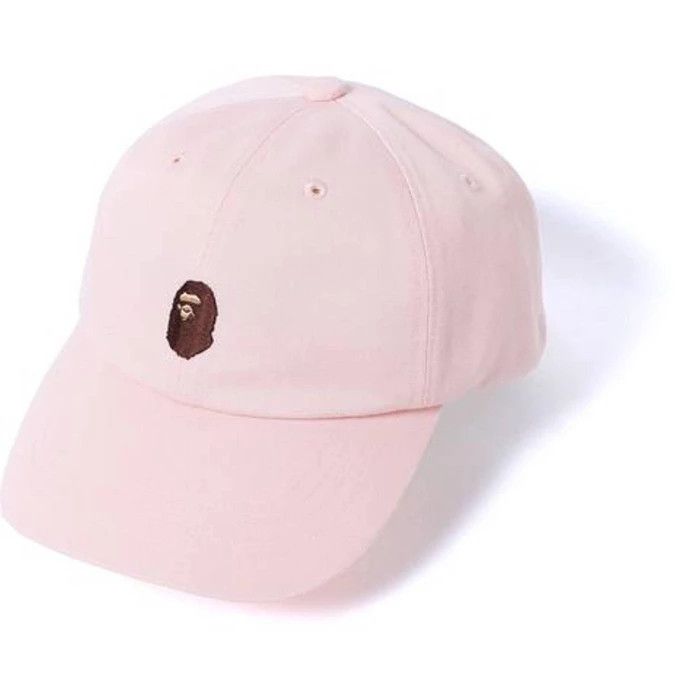 Bape Ape Head Panel Cap Pink Size ONE SIZE - 1 Thumbnail