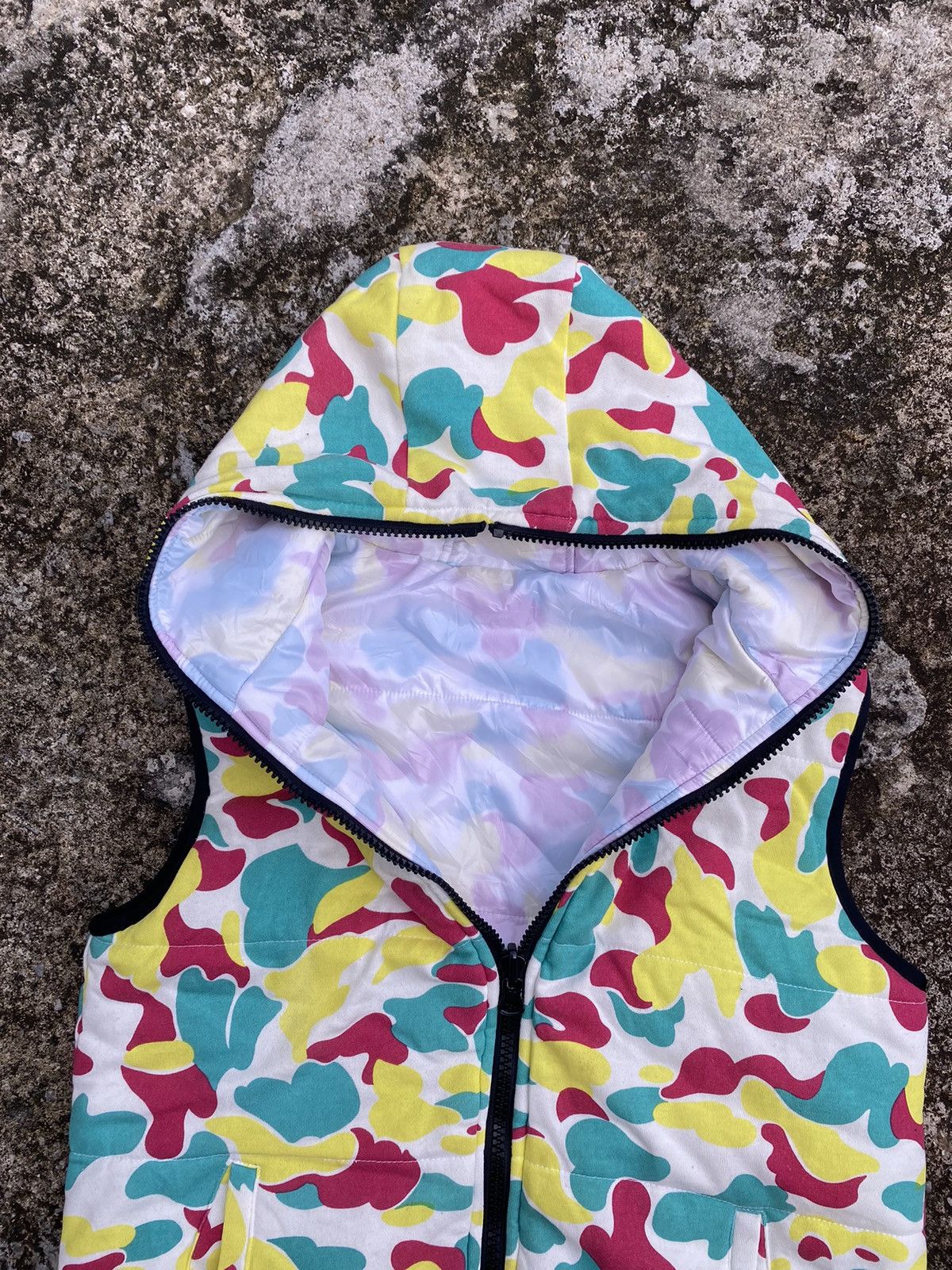 Japanese Brand Allix Design Camo Puffer Hoodie Size L / US 10 / IT 46 - 7 Thumbnail