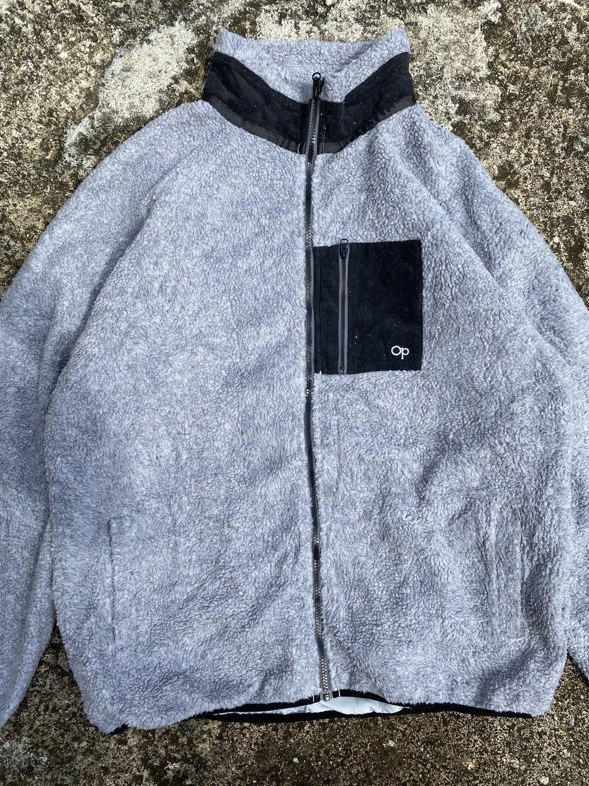 Ocean Pacific Vintage Op Sunwear Fleece Jacket Size US XXL / EU 58 / 5 - 2 Thumbnail