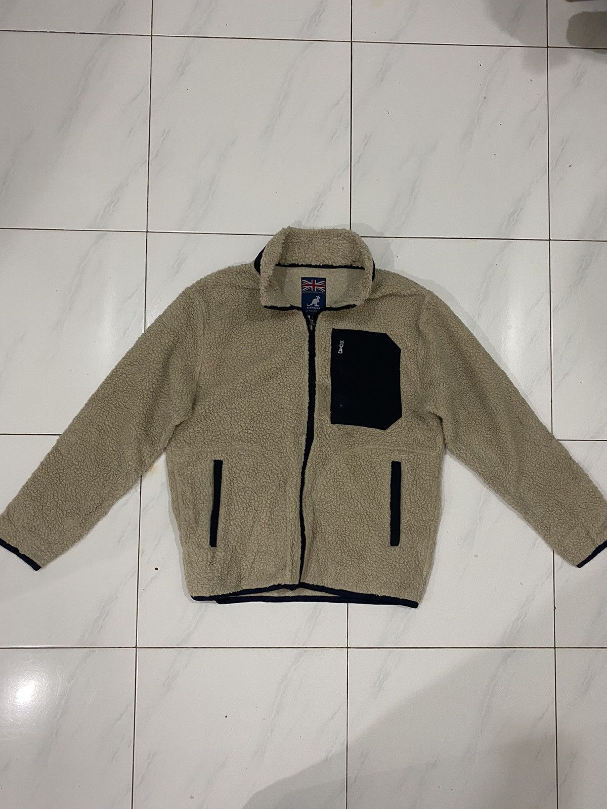 Kangol 🔥Vintage🔥 Kangol Fleece Sherpa Jacket Size US L / EU 52-54 / 3 - 2 Thumbnail