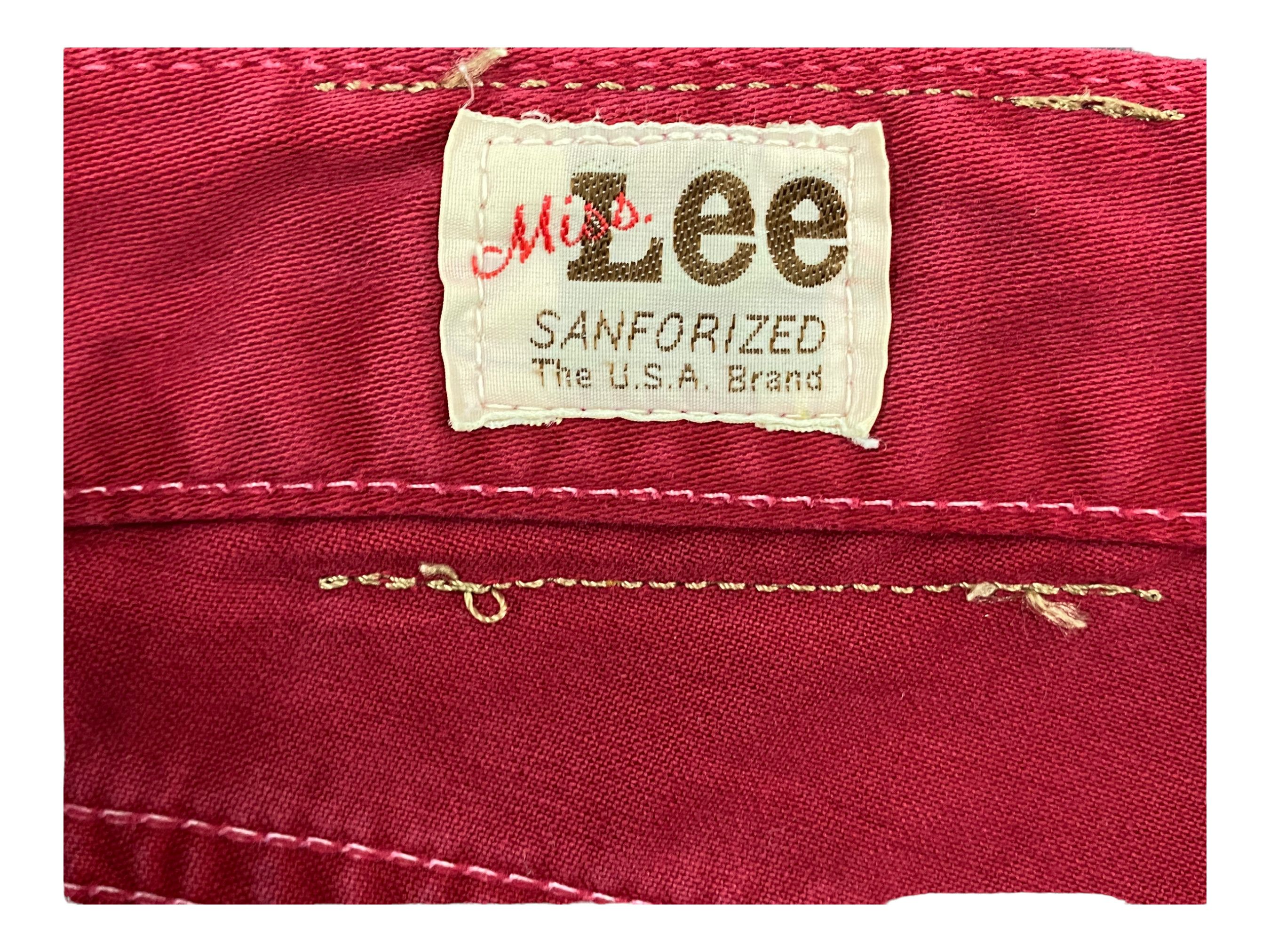 Japanese Brand Vintage Miss Lee HighWaisted Pants Japanese Sanforized Denim Size 28" / US 6 / IT 42 - 10 Thumbnail