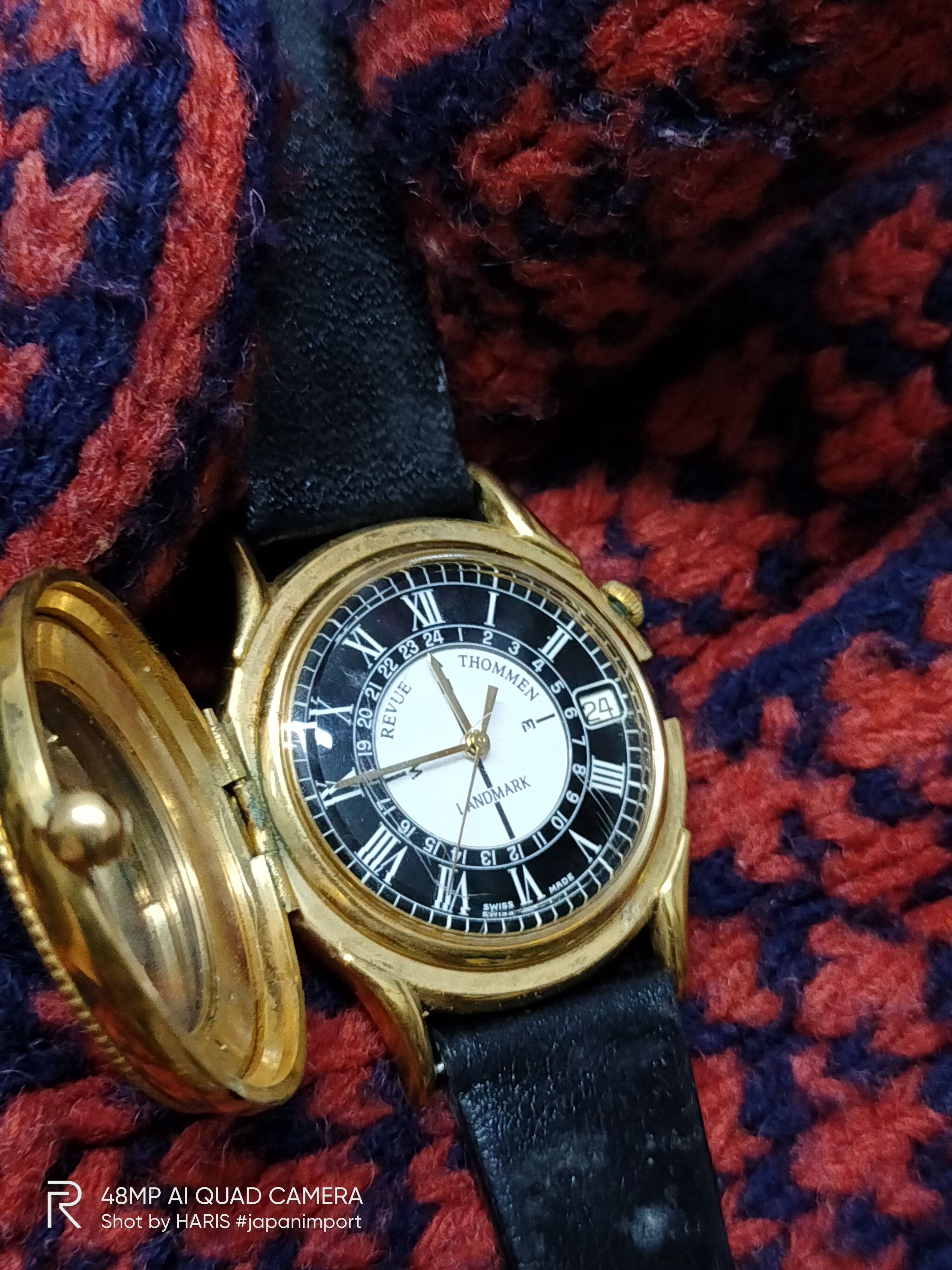 Japanese Brand RETRO REVEU THOMMEN LANDMARK 🔥🤩 SUPER RARE ITEM Size ONE SIZE - 1 Thumbnail