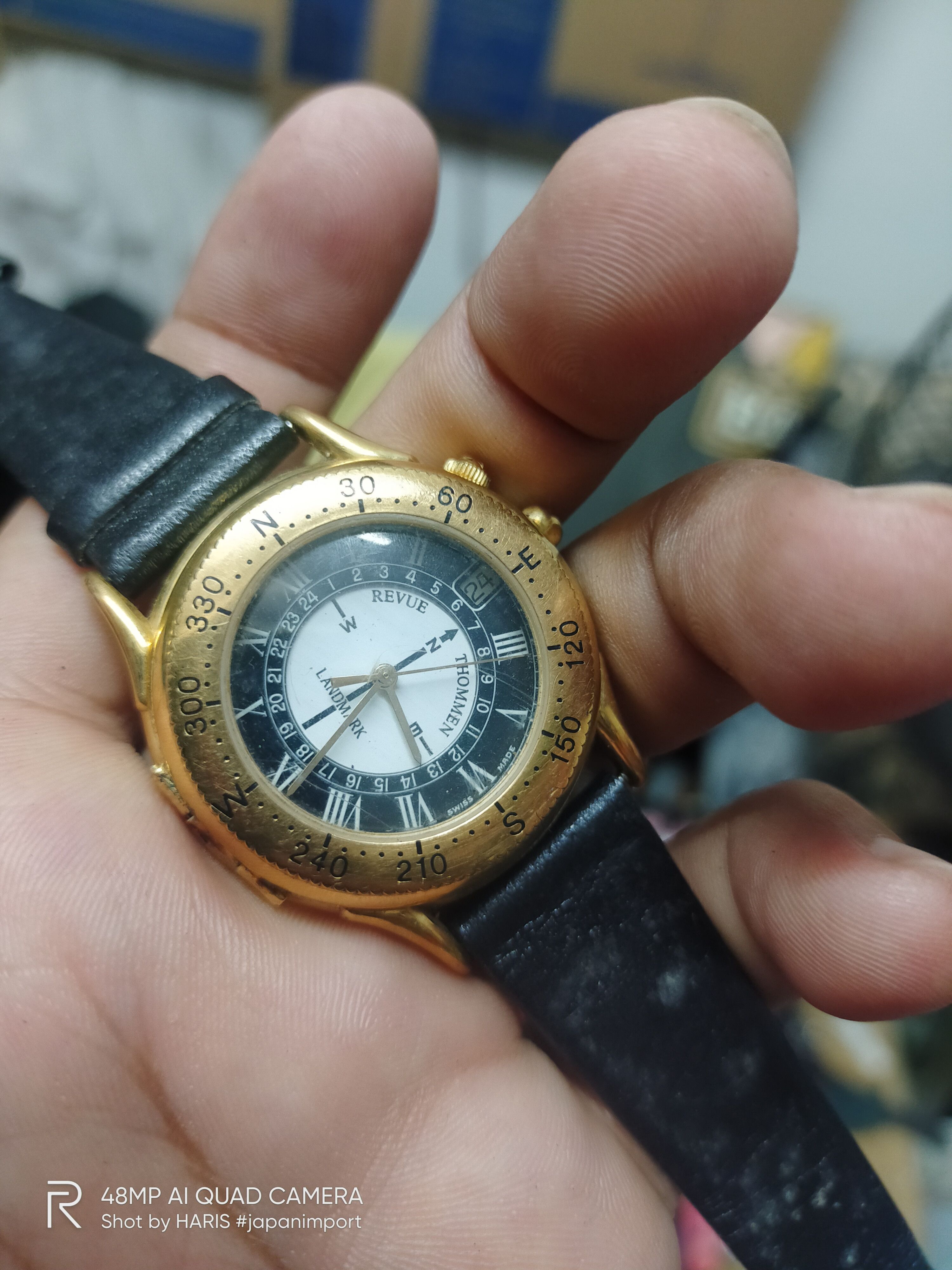Japanese Brand RETRO REVEU THOMMEN LANDMARK 🔥🤩 SUPER RARE ITEM Size ONE SIZE - 18 Thumbnail
