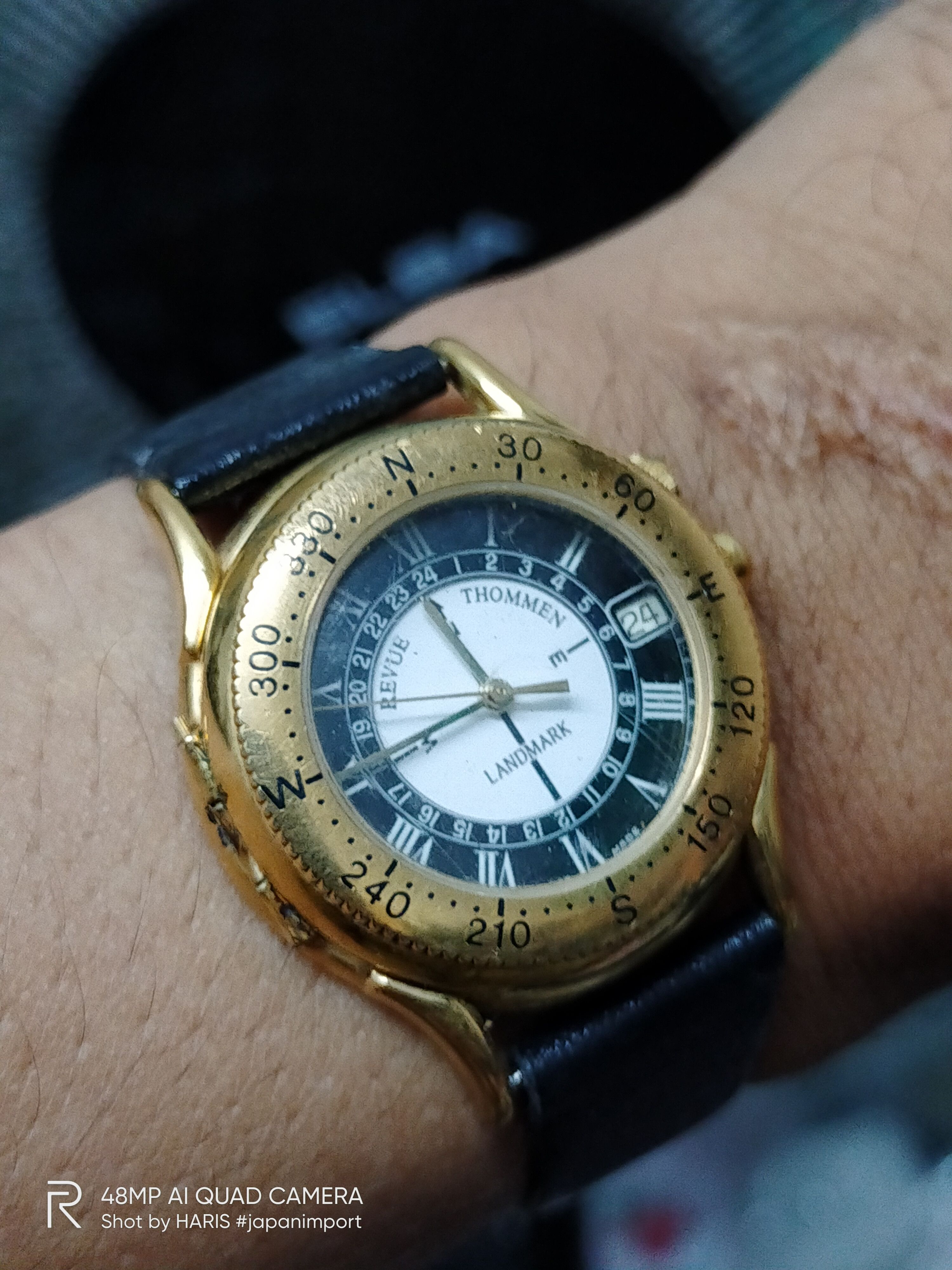 Japanese Brand RETRO REVEU THOMMEN LANDMARK 🔥🤩 SUPER RARE ITEM Size ONE SIZE - 2 Thumbnail