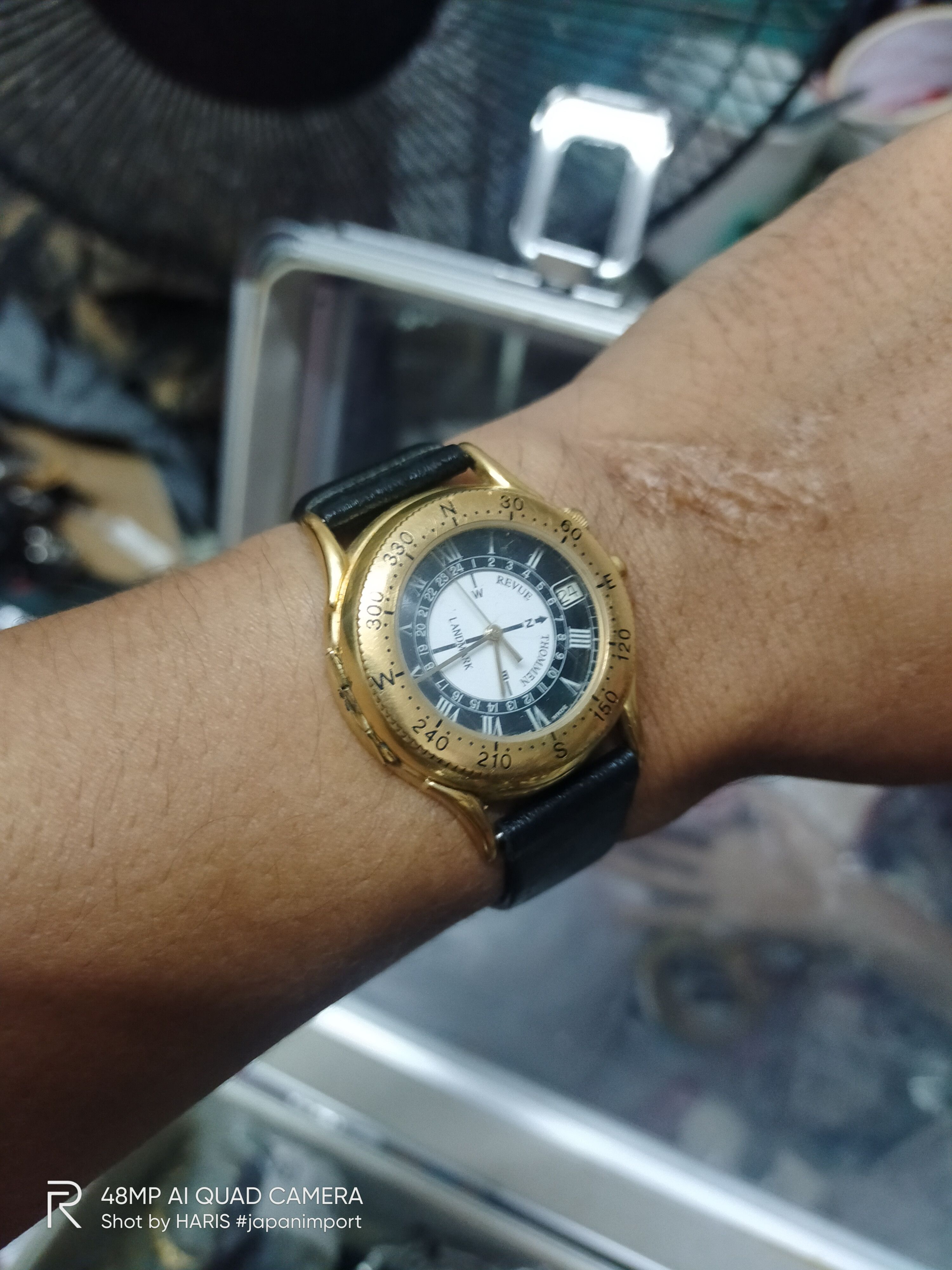 Japanese Brand RETRO REVEU THOMMEN LANDMARK 🔥🤩 SUPER RARE ITEM Size ONE SIZE - 13 Thumbnail