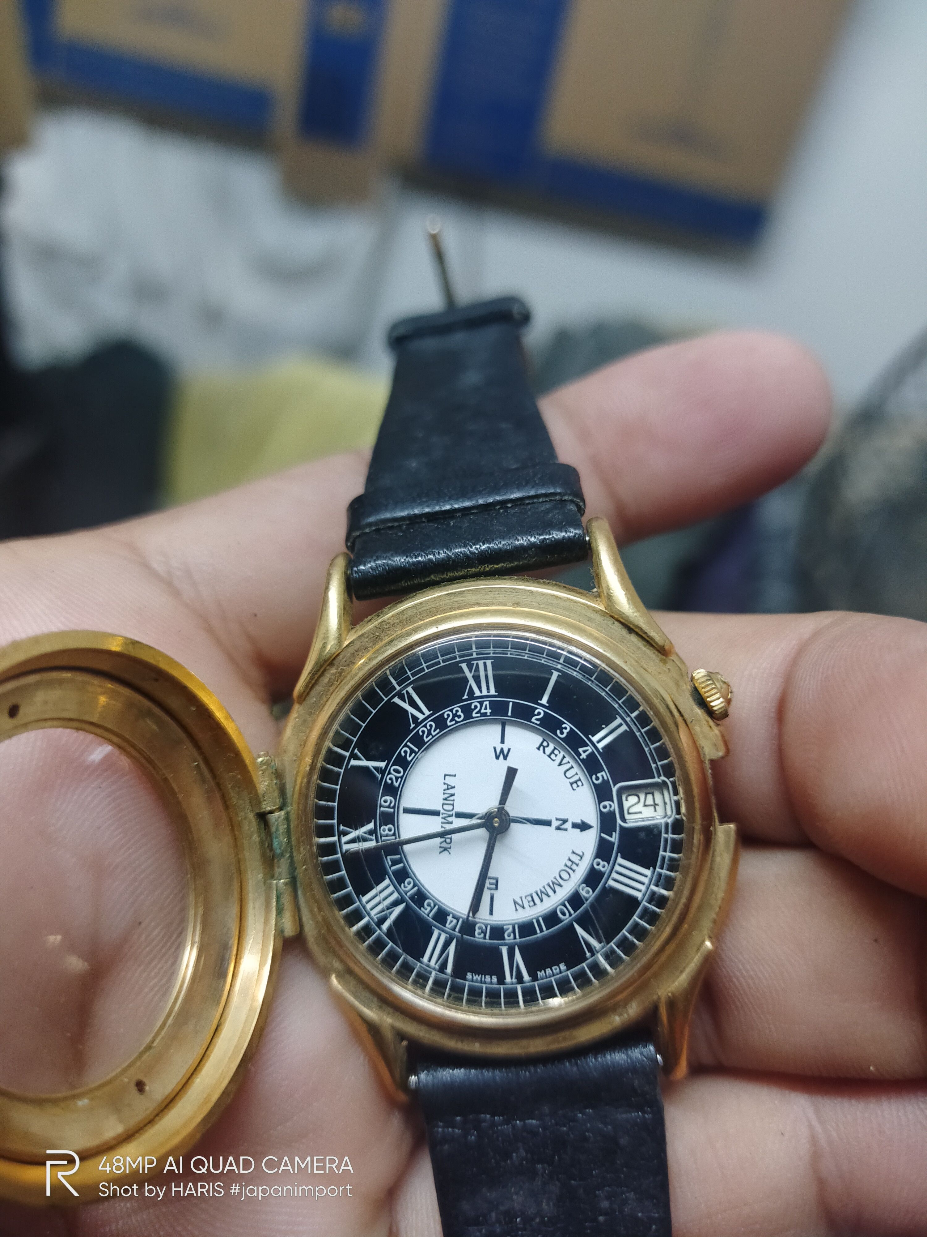 Japanese Brand RETRO REVEU THOMMEN LANDMARK 🔥🤩 SUPER RARE ITEM Size ONE SIZE - 14 Thumbnail